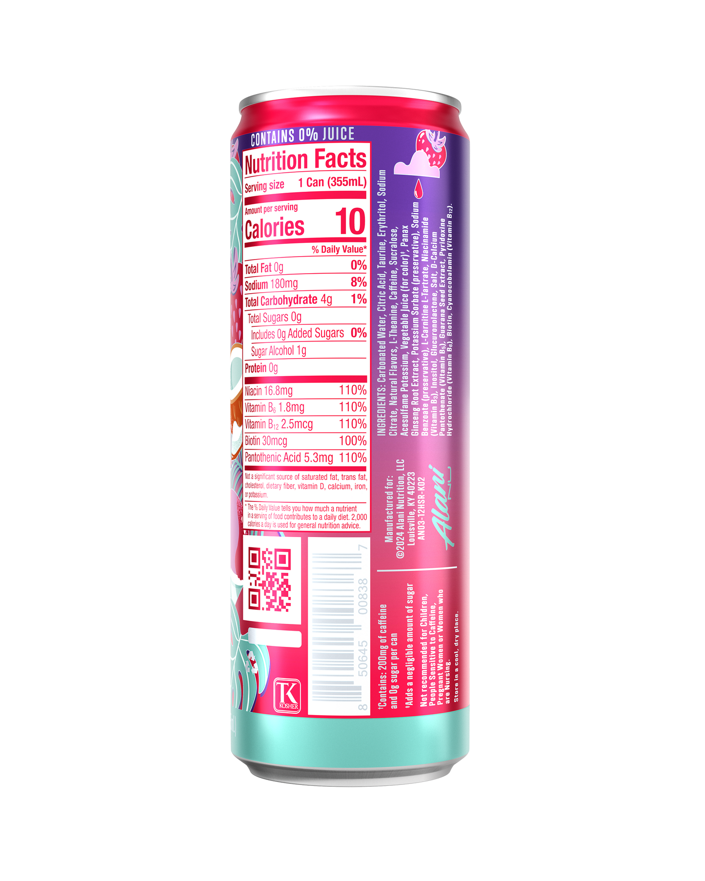 Hawaiian Shaved Ice Energy Drinks – 12 Pack
