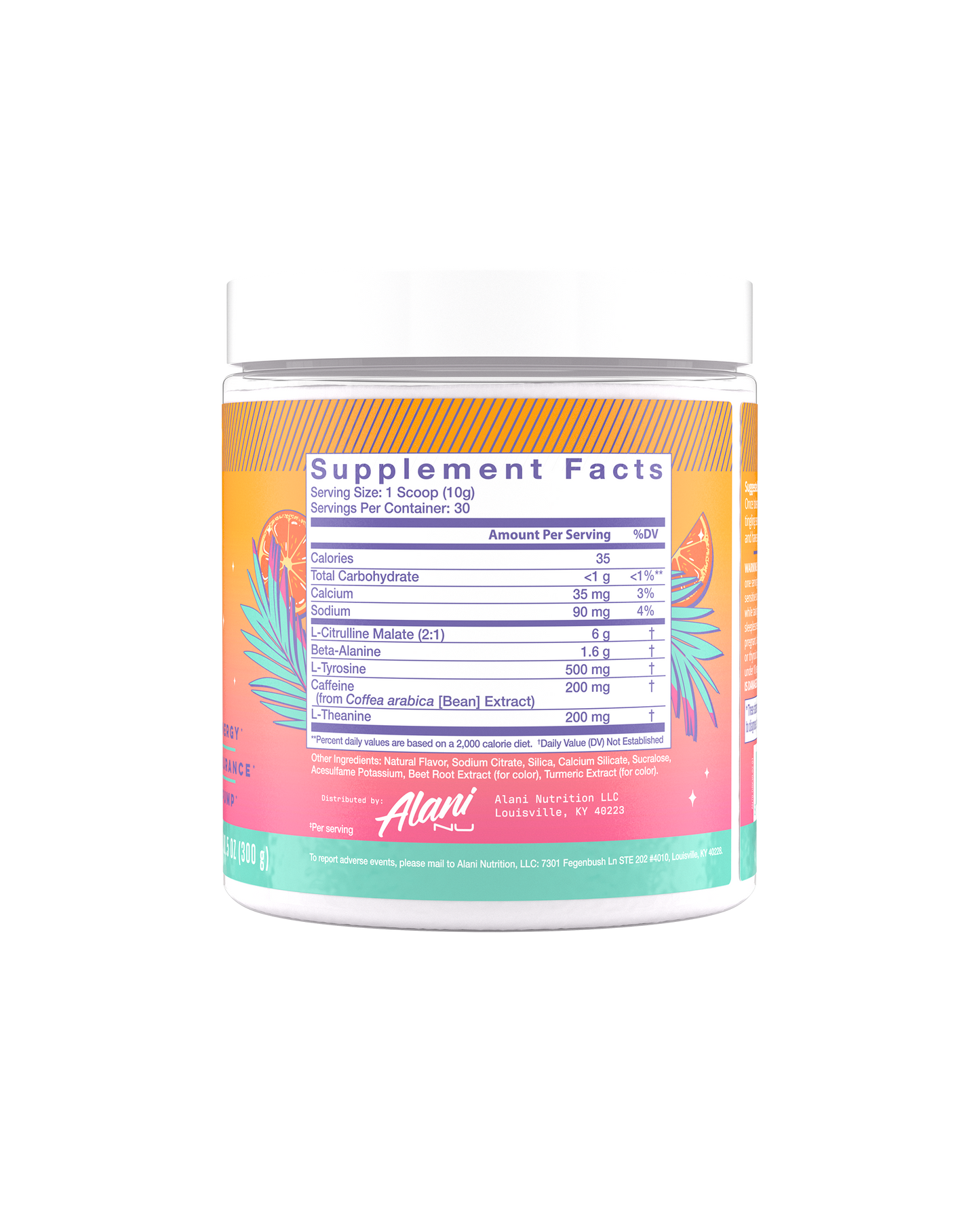 Orange Kiss Pre-Workout Powder - 30 Servings