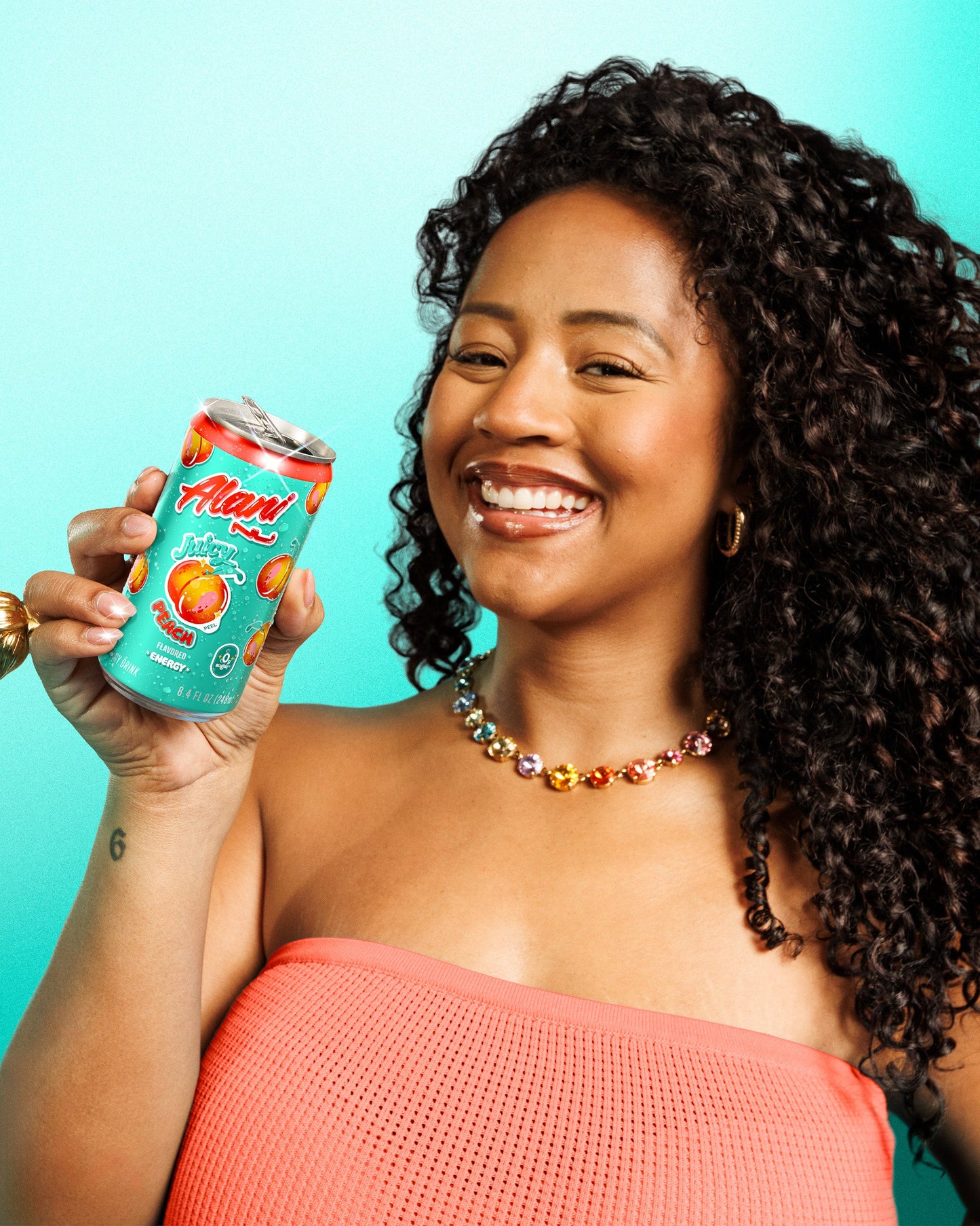 Juicy Peach Mini Energy Drinks – 24 Pack