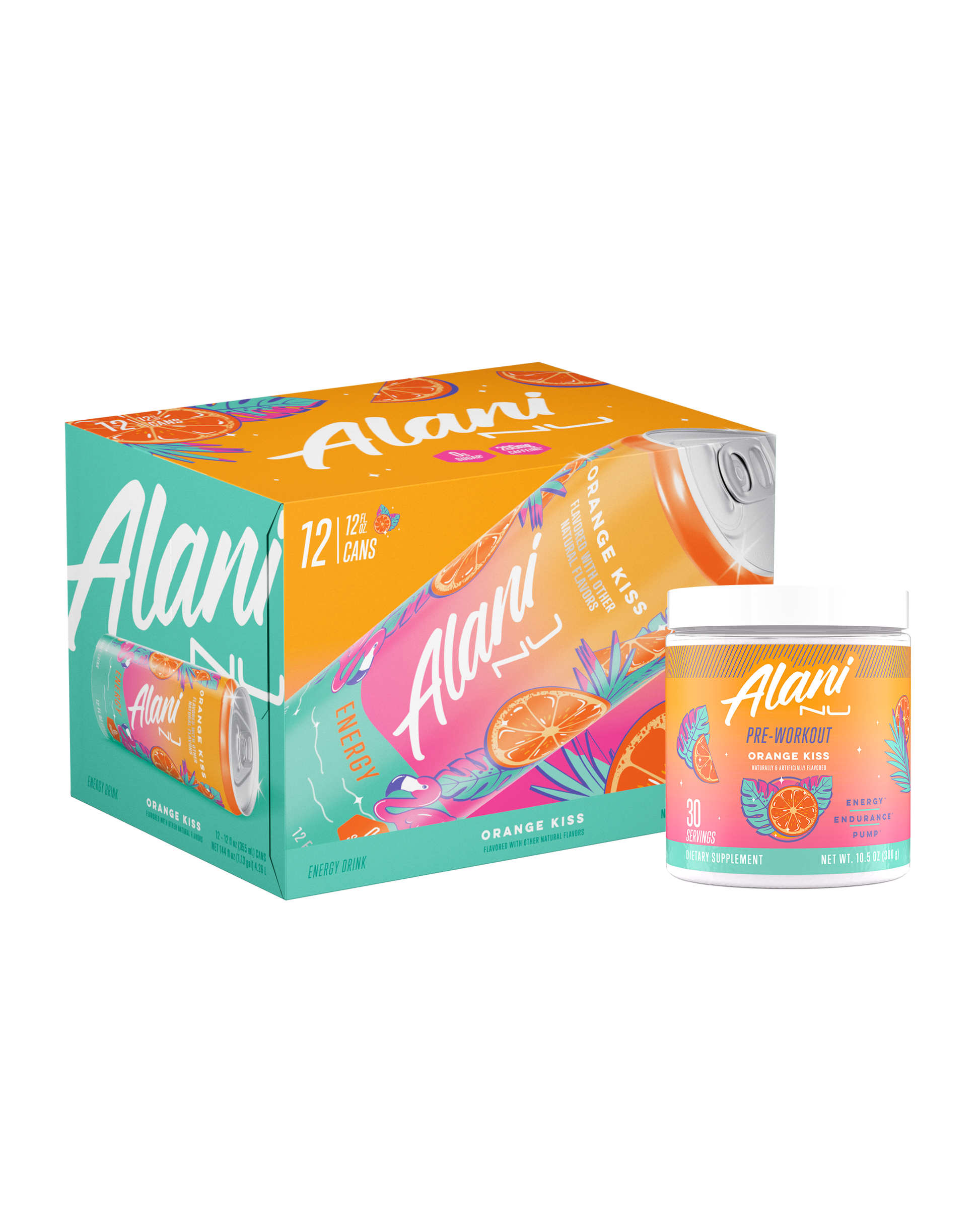 Orange Kiss Energy Drink & Pre-Workout Bundle