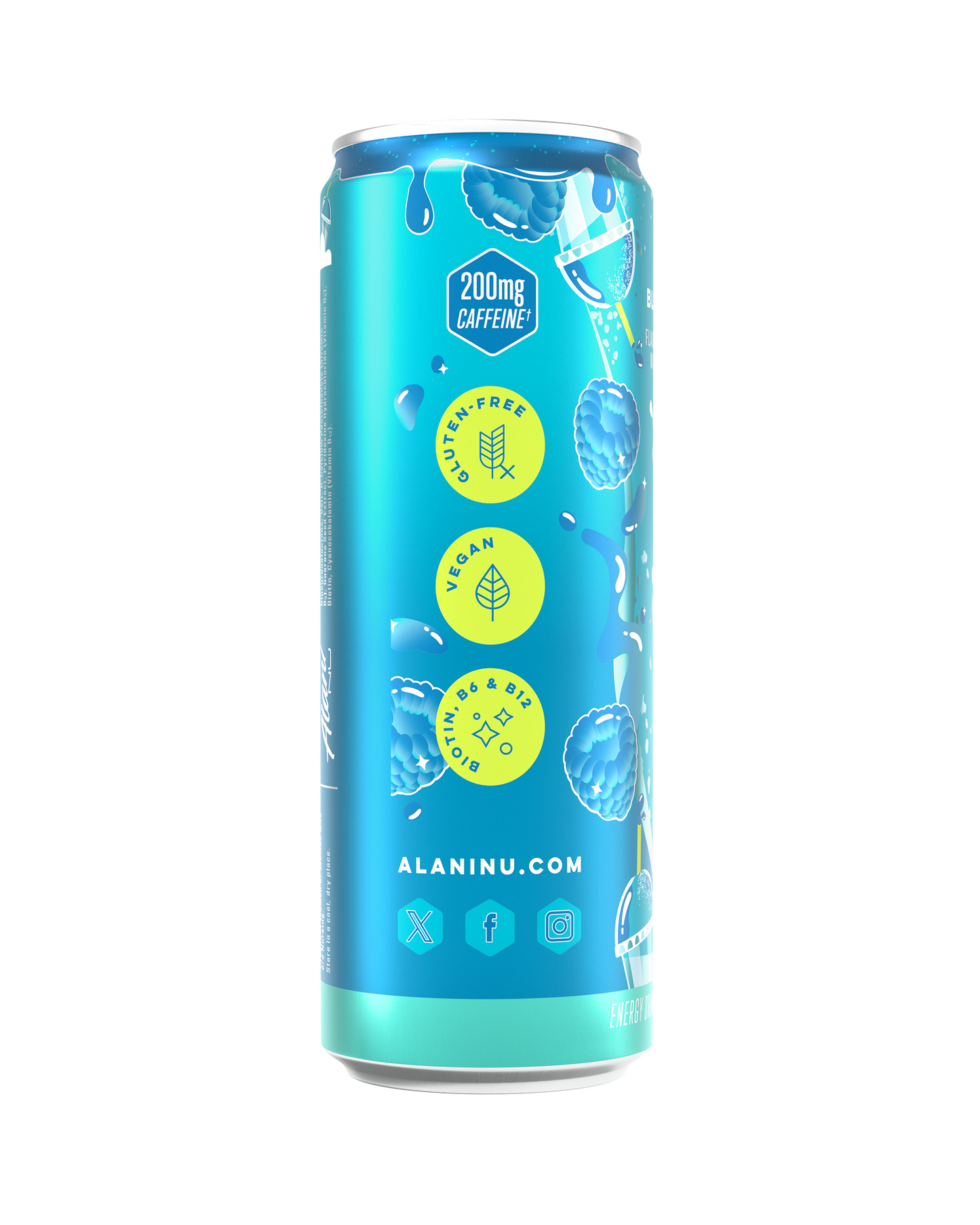 Blue Slush Energy Drink - 12 Pack