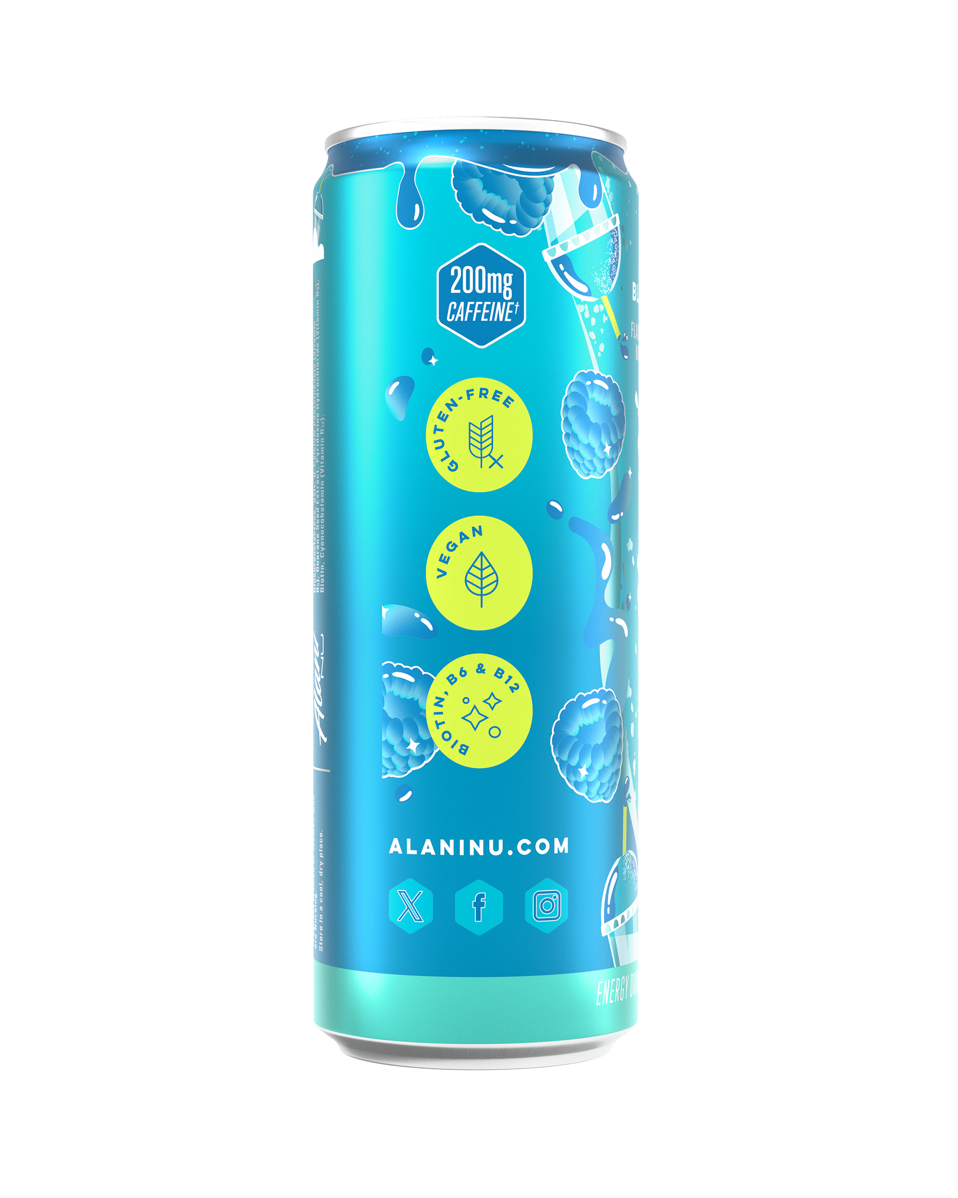 Blue Slush Energy Drink - 12 Pack