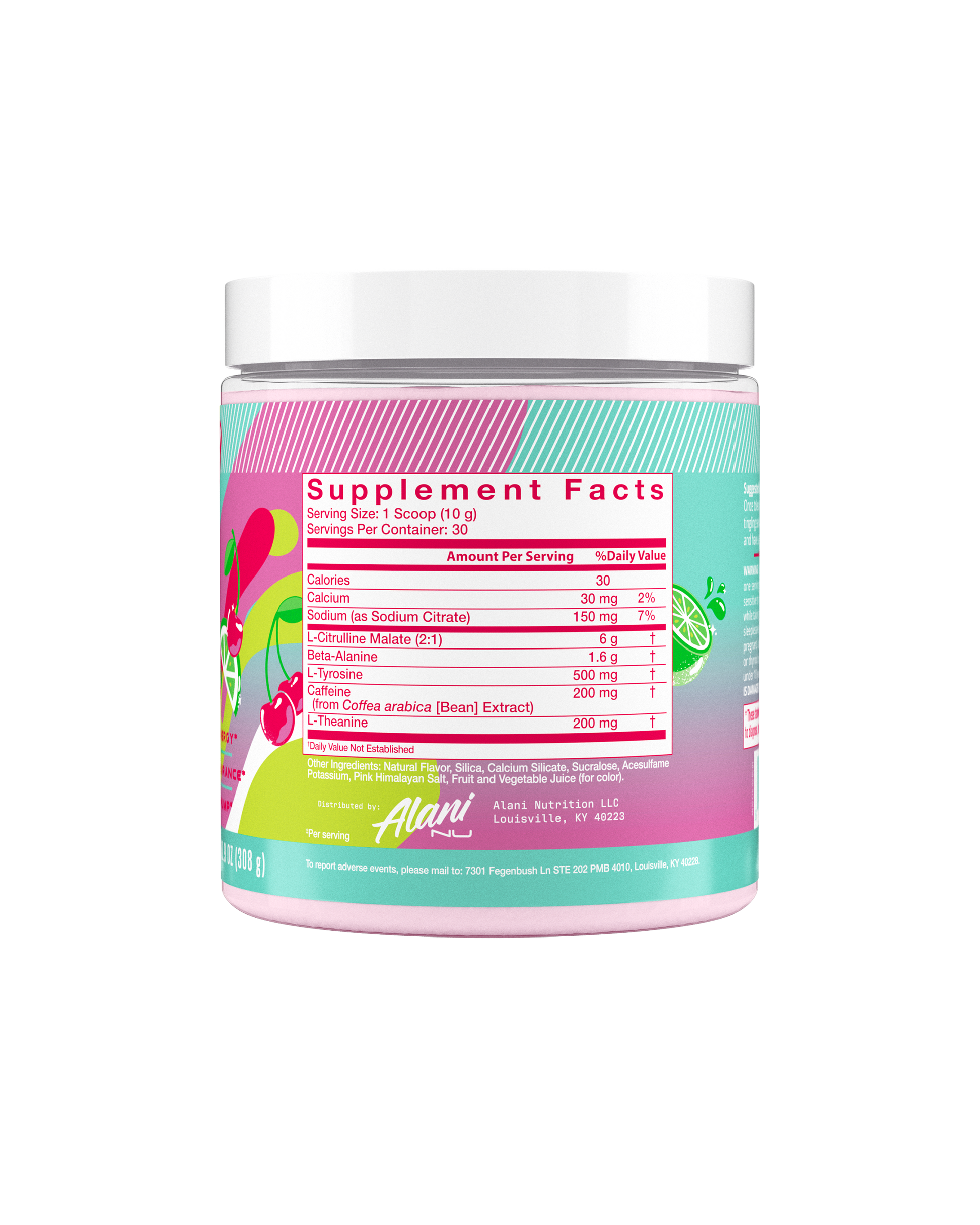 Cherry Twist Pre-Workout Powder - 30 Servings