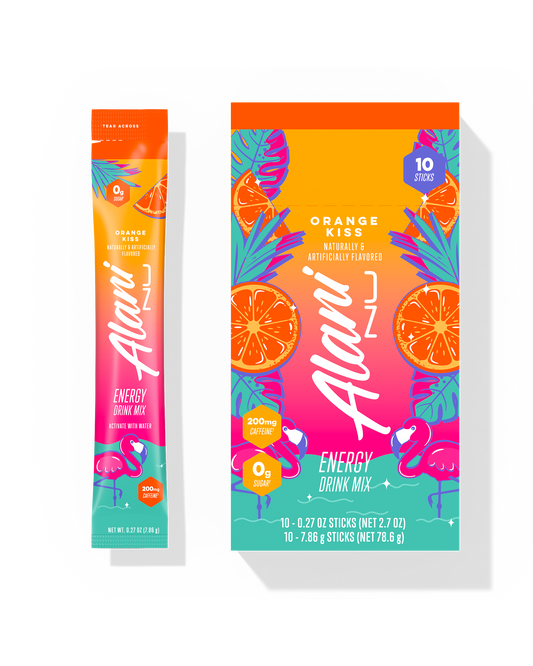 Orange Kiss Energy Drink Sticks – 10 Pack
