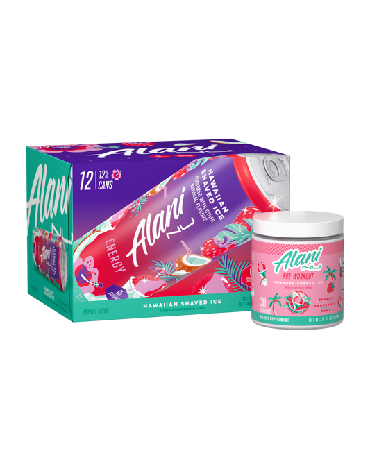 Hawaiian Shaved Ice Energy Drink & Pre-Workout Bundle