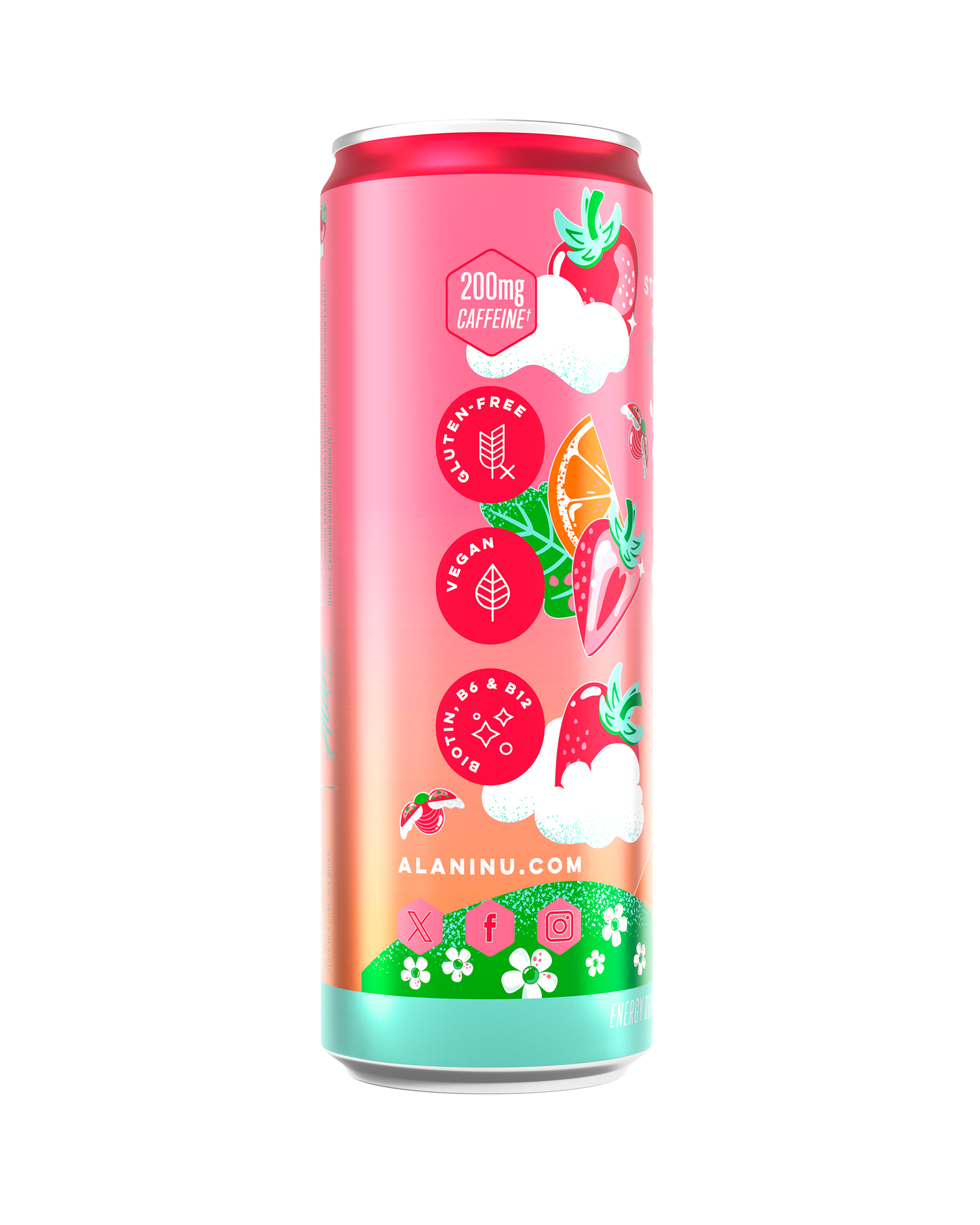 Strawberry Sunrise Energy Drink - 12 Pack