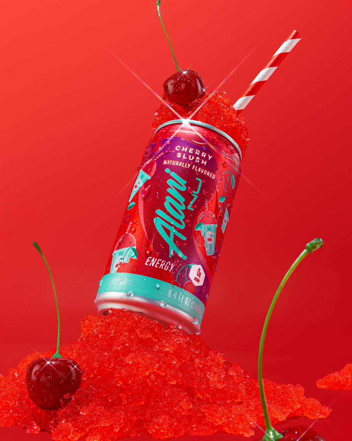 Cherry Slush Mini Energy Drinks – 24 Pack