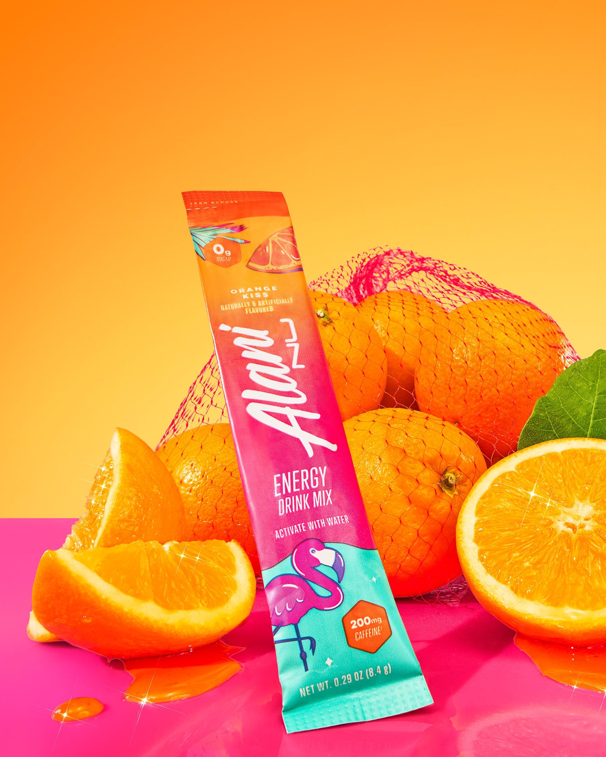 Orange Kiss Energy Drink Sticks – 10 Pack