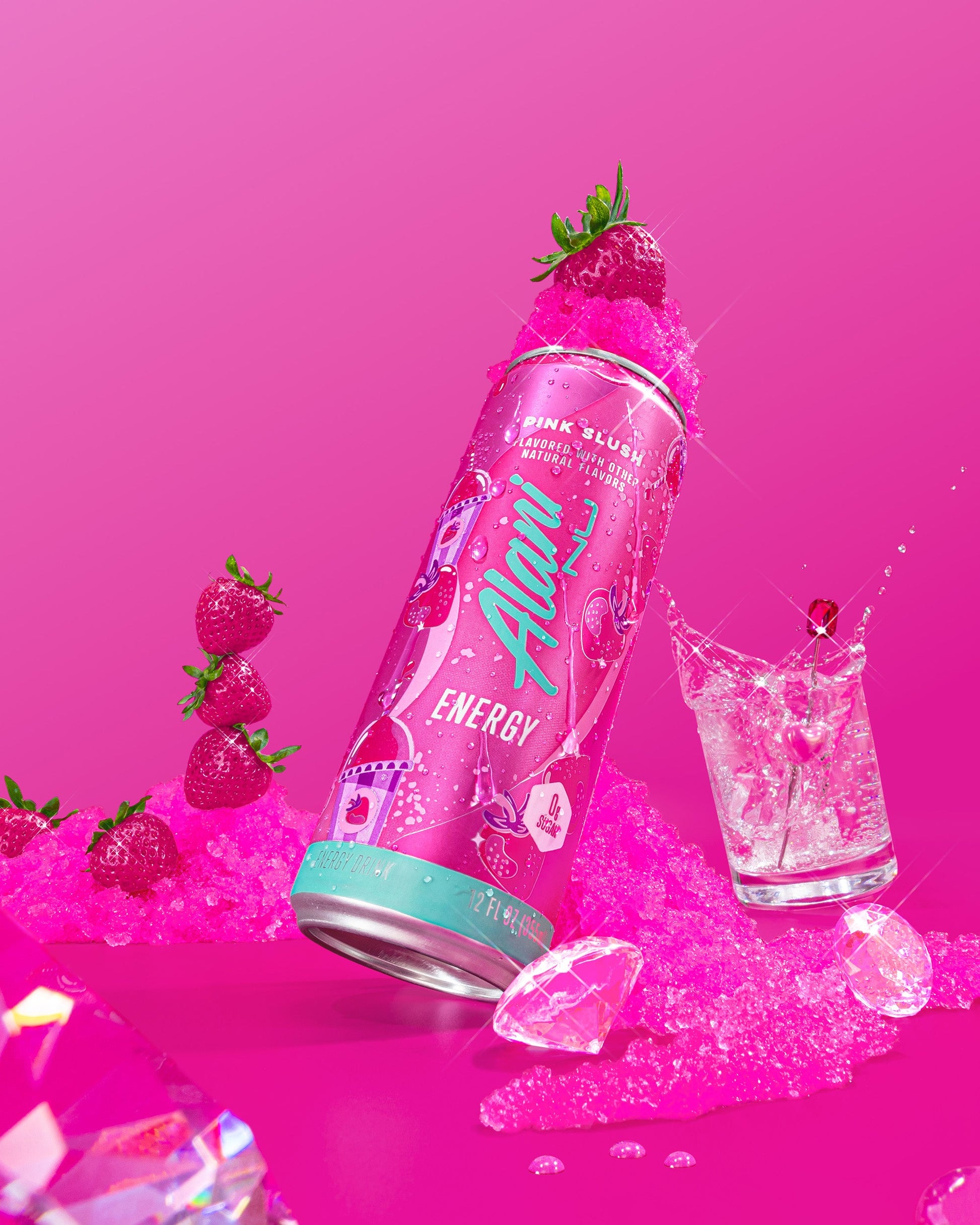 Pink Slush Energy Drinks – 12 Pack