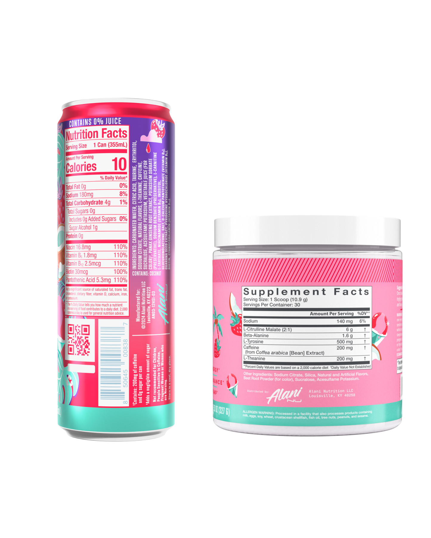 Hawaiian Shaved Ice Energy Drink & Pre-Workout Bundle