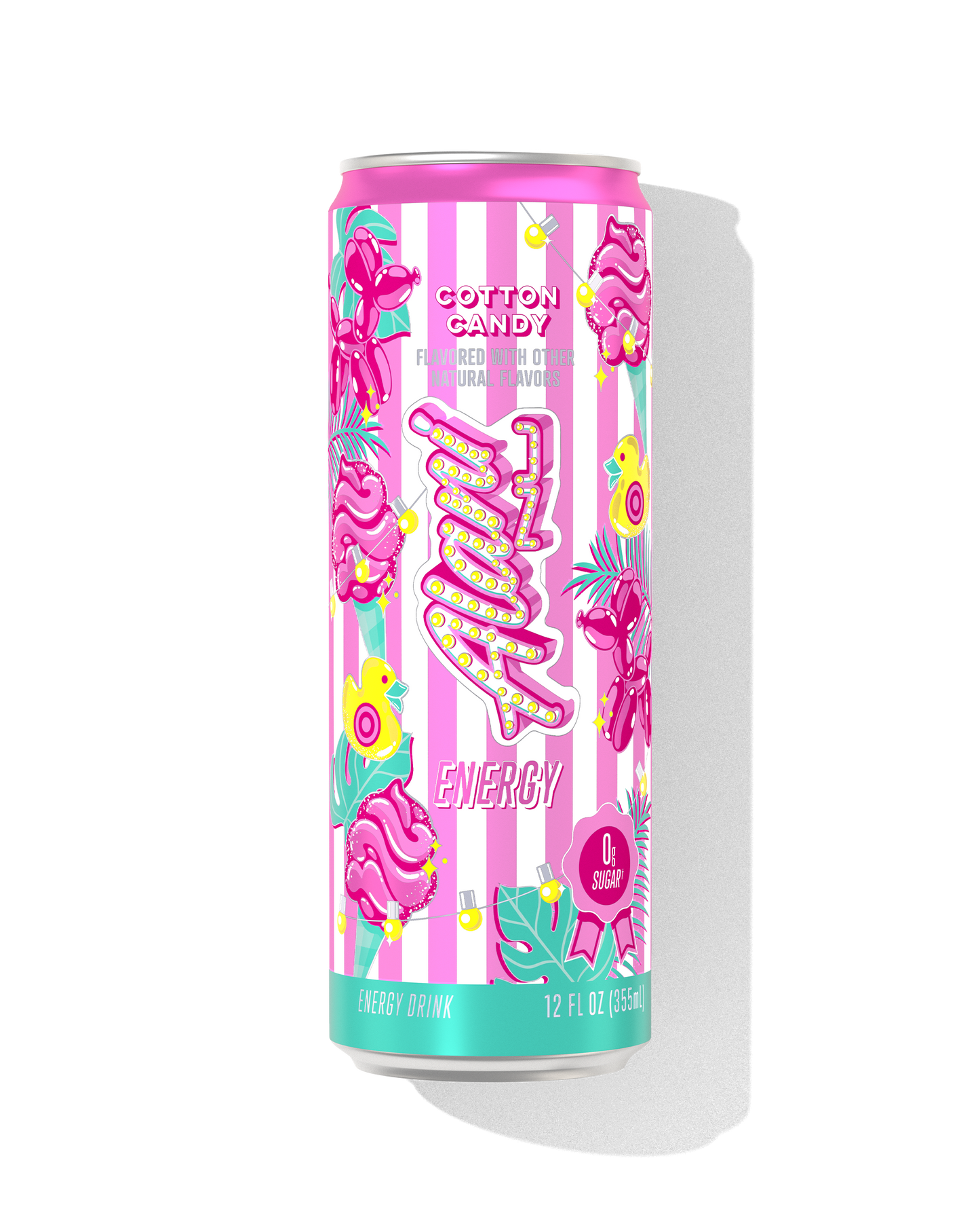Cotton Candy Zero-Sugar Energy Drink - 12 Pack