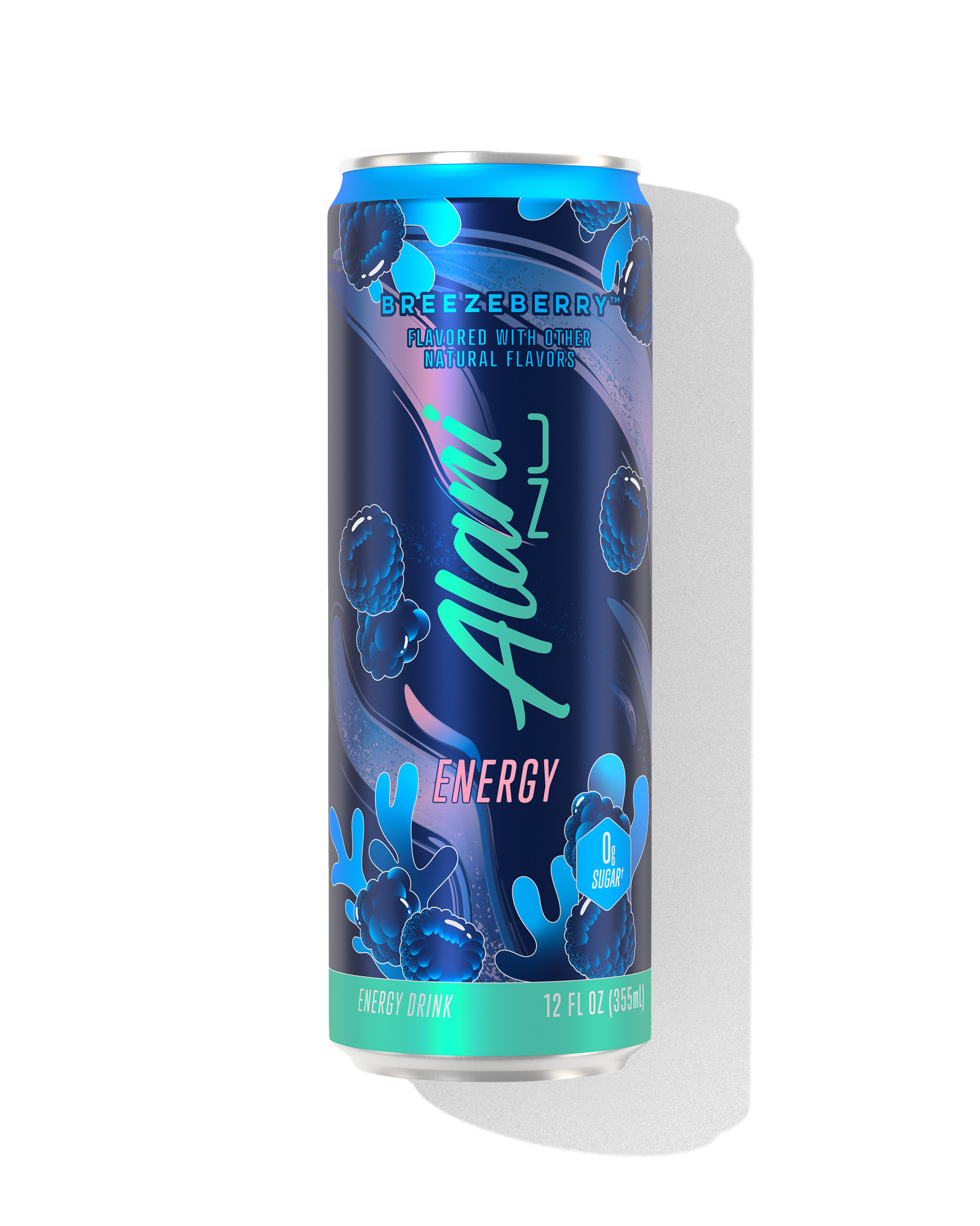 Breezeberry Zero-Sugar Energy Drink - 12 Pack