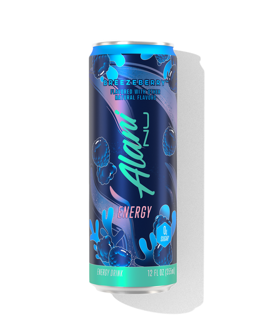 Breezeberry Zero-Sugar Energy Drink - 12 Pack