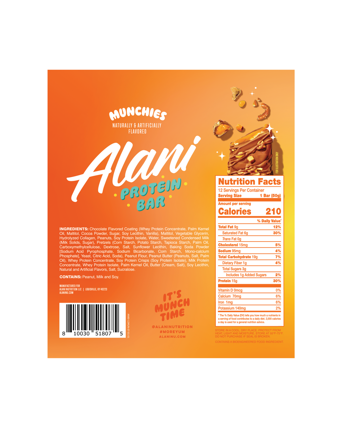 Munchies Sweet & Salty Protein Bars – 12 Pack