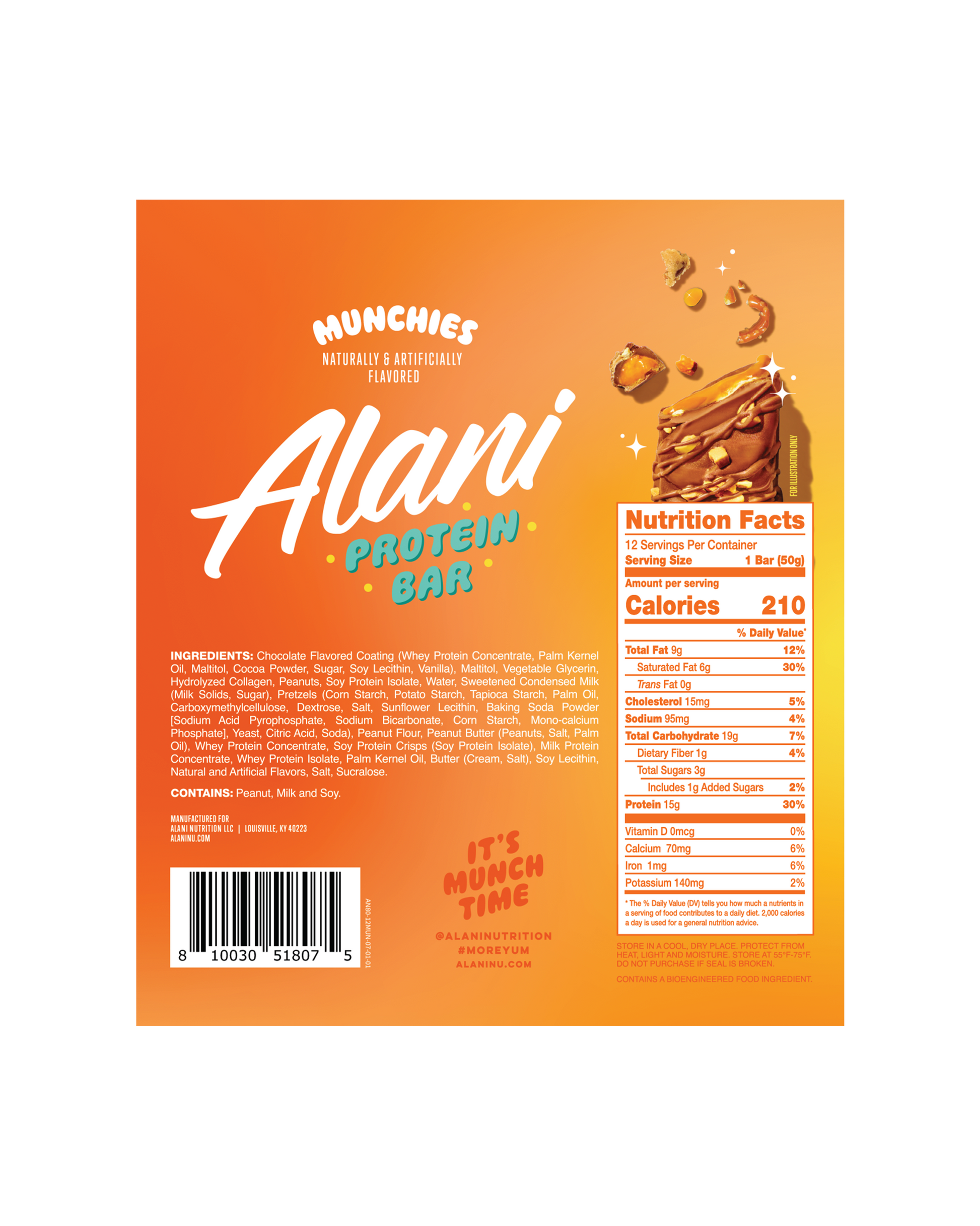 Munchies Sweet & Salty Protein Bars – 12 Pack