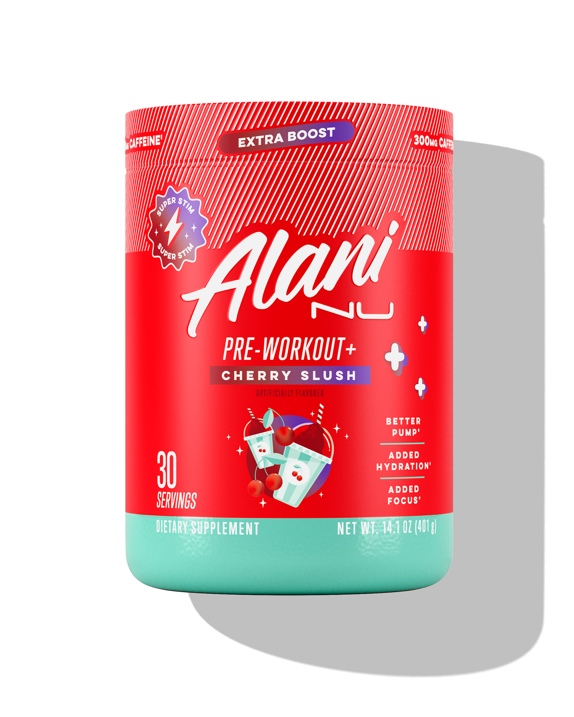 Cherry Slush Pre-Workout+ – 30 Servings