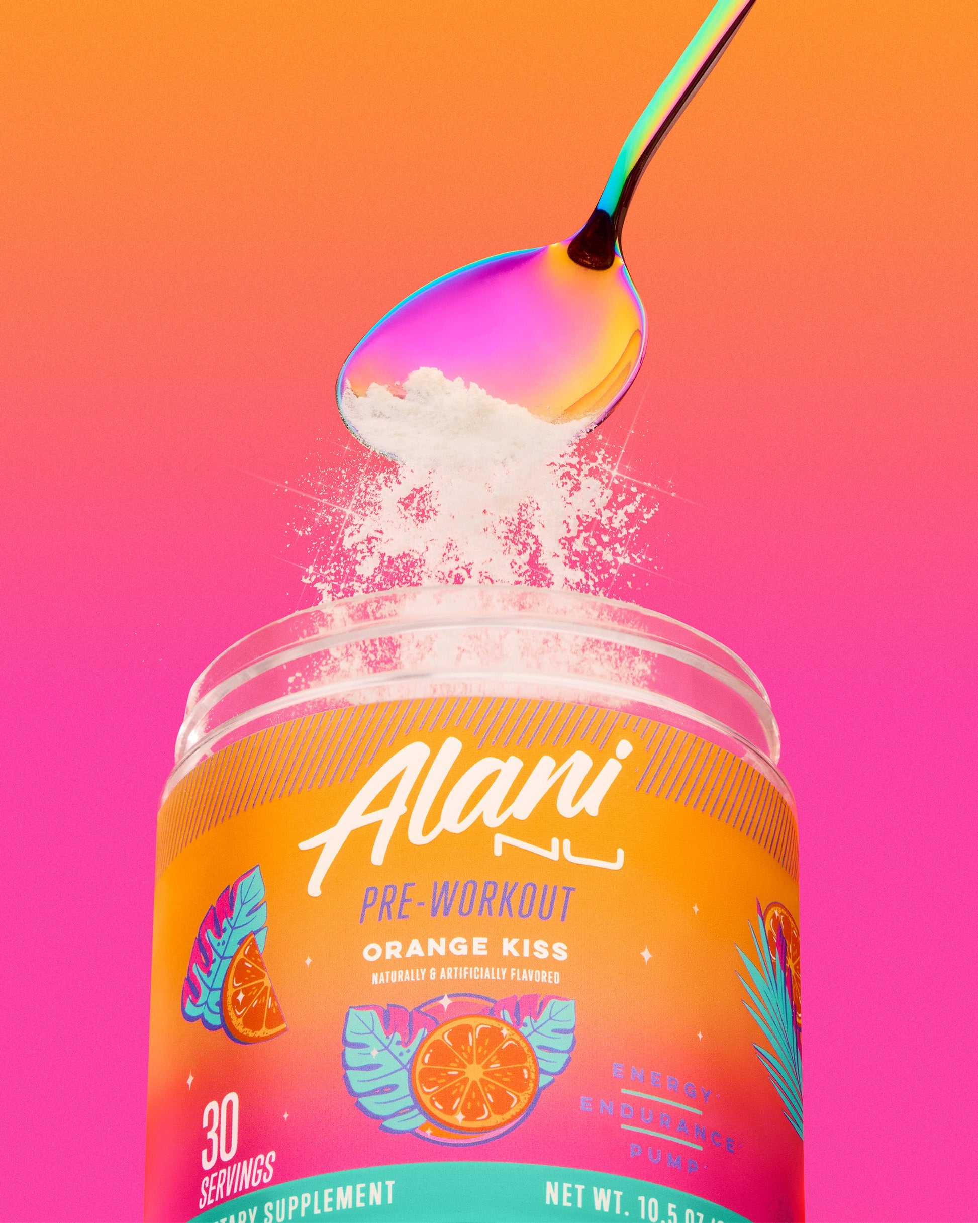 Orange Kiss Pre-Workout Powder - 30 Servings