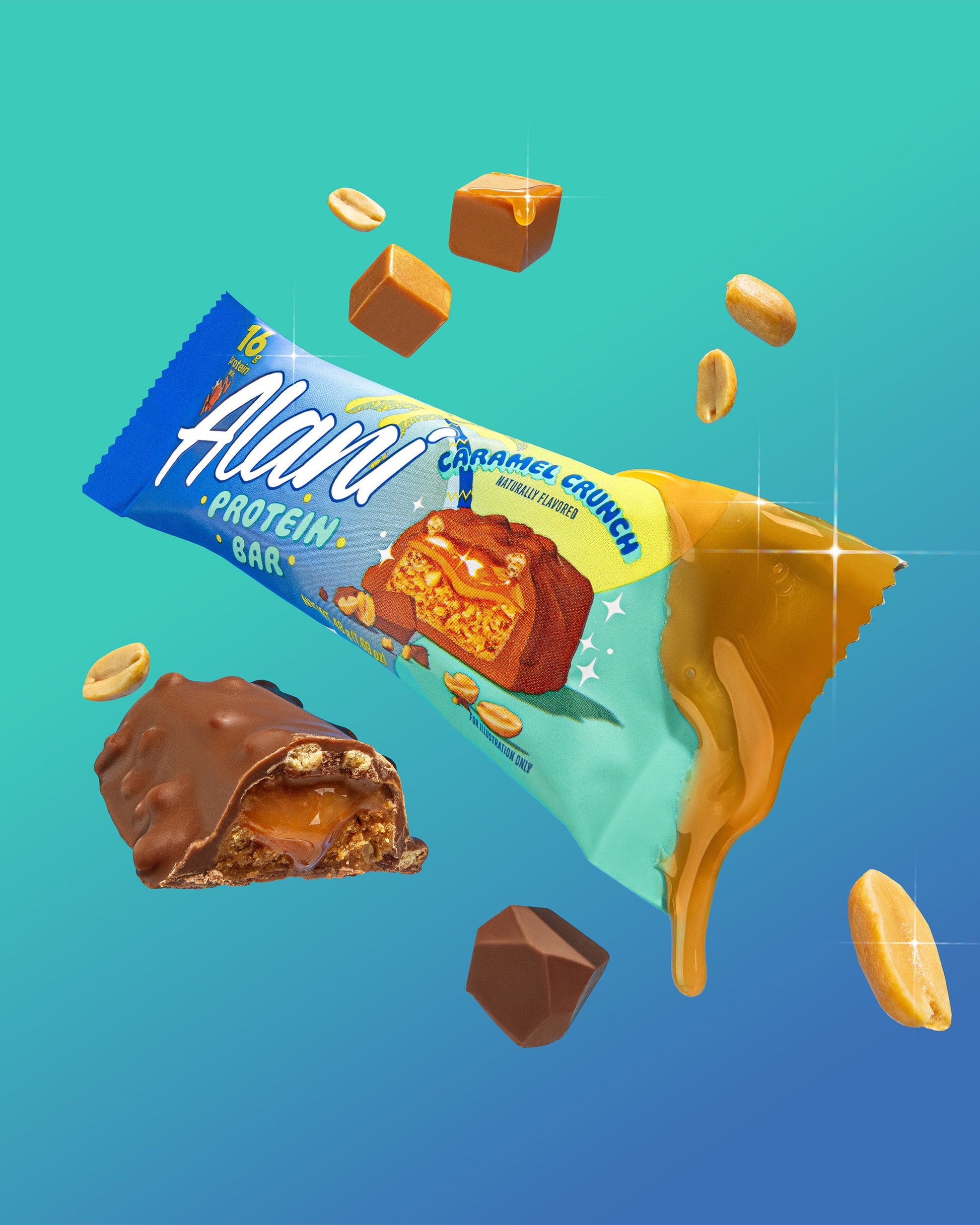 Caramel Crunch Protein Bars - 12 Pack
