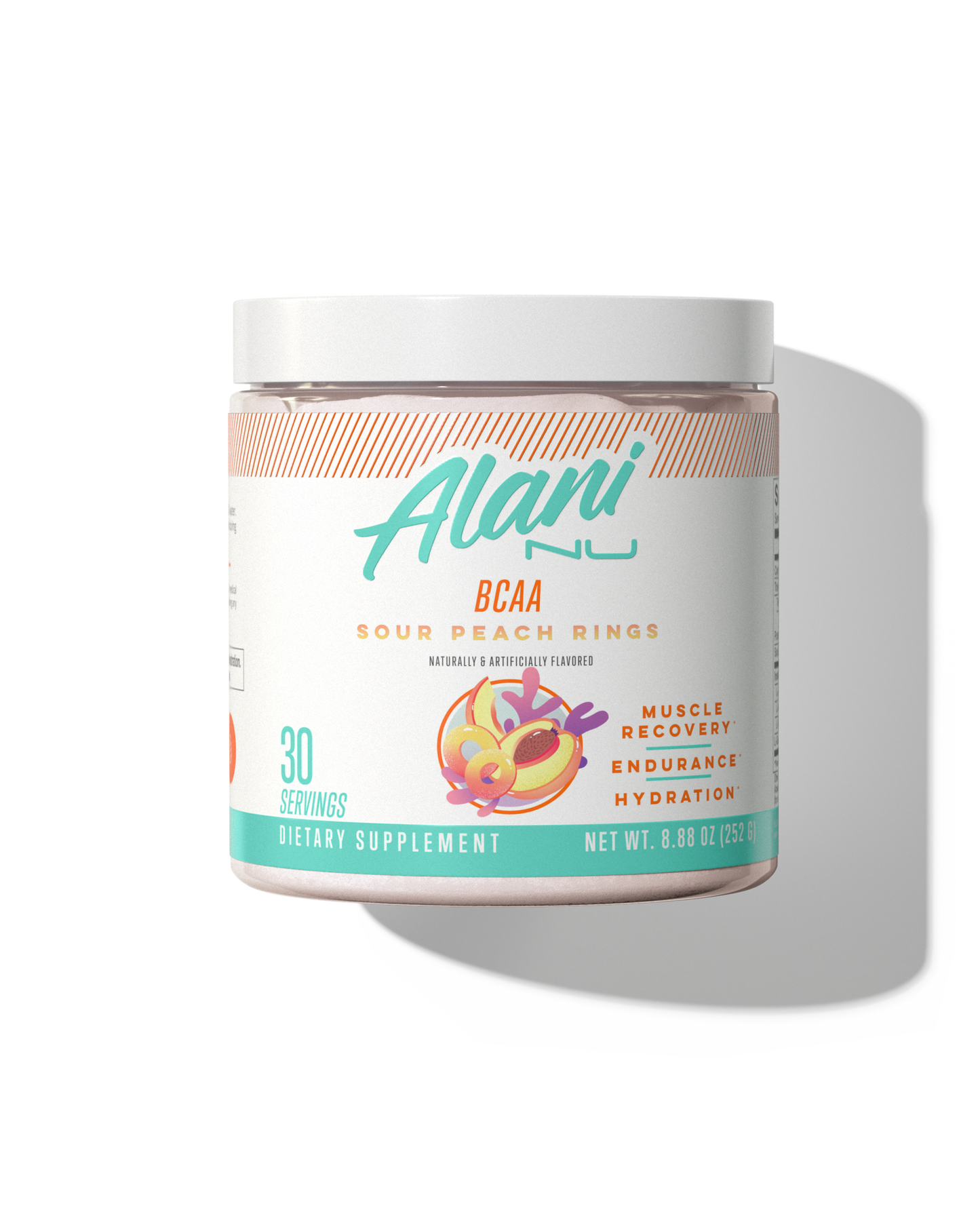 Sour Peach Rings BCAA Powder - 30 Servings