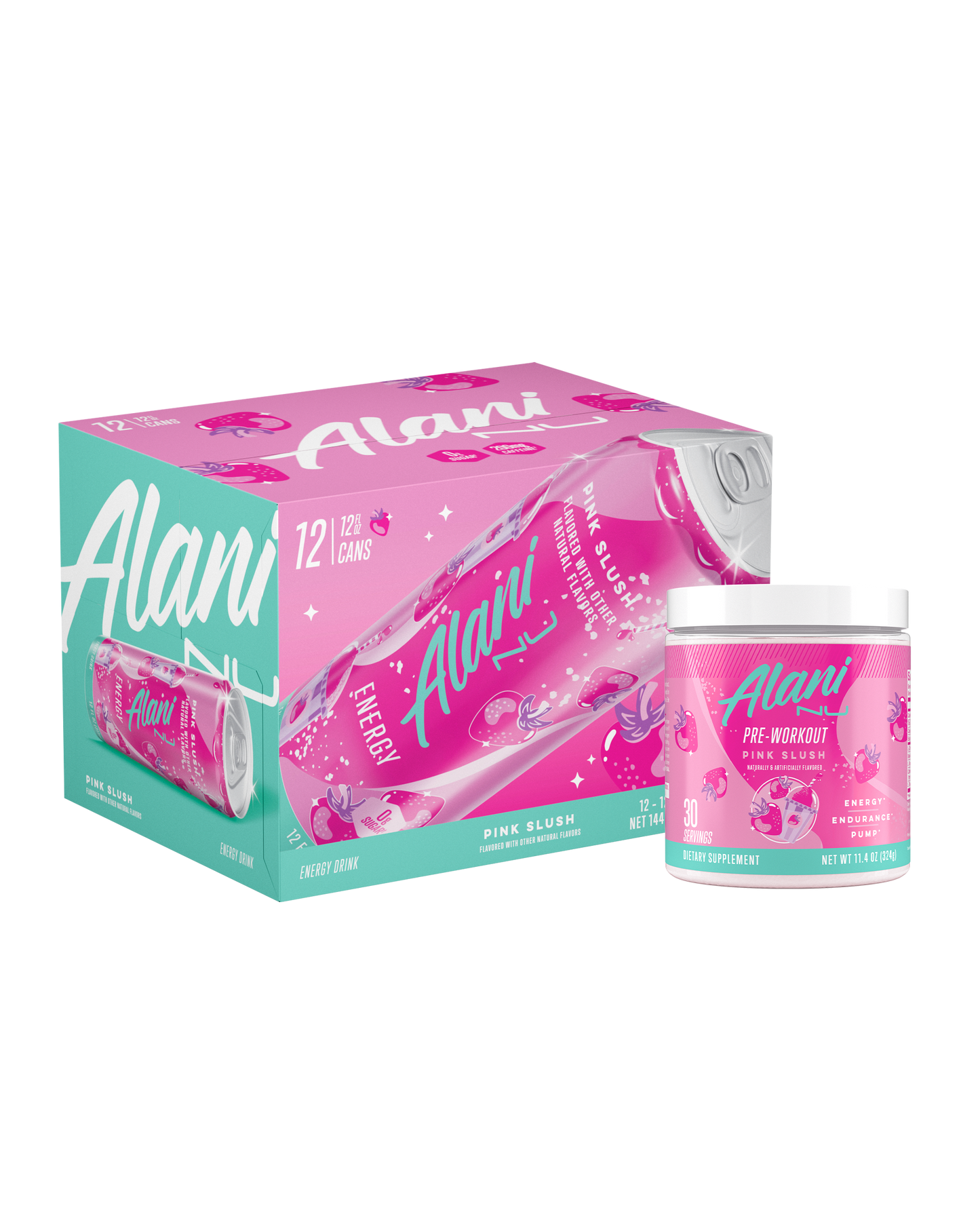 Pink Slush Energy Drink & Pre-Workout Bundle