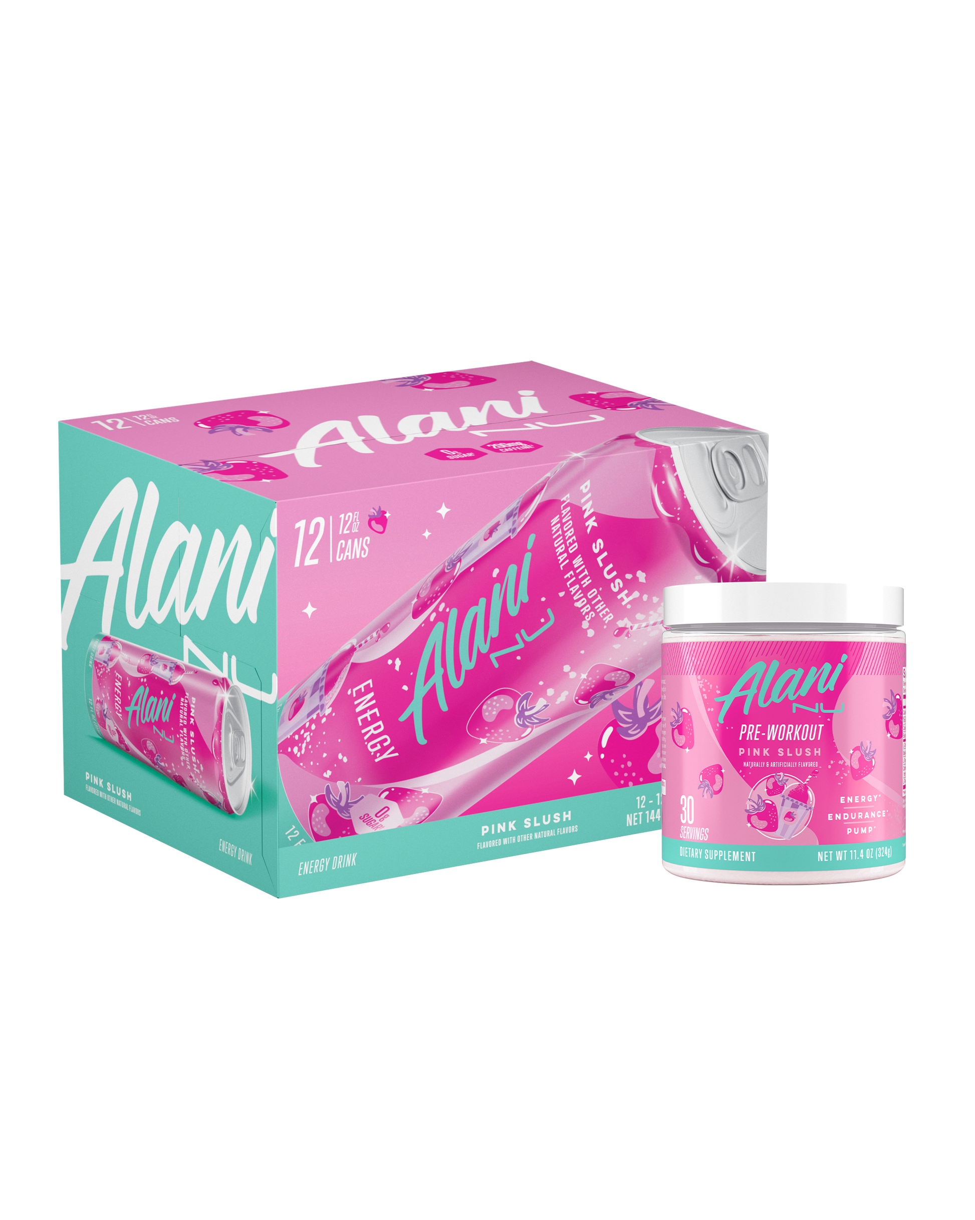 Pink Slush Energy Drink & Pre-Workout Bundle