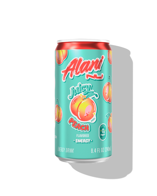 Juicy Peach Mini Energy Drinks – 24 Pack