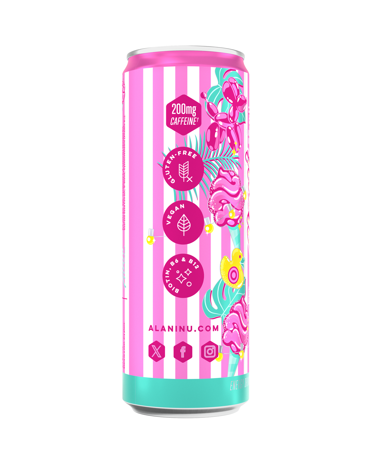 Cotton Candy Zero-Sugar Energy Drink - 12 Pack