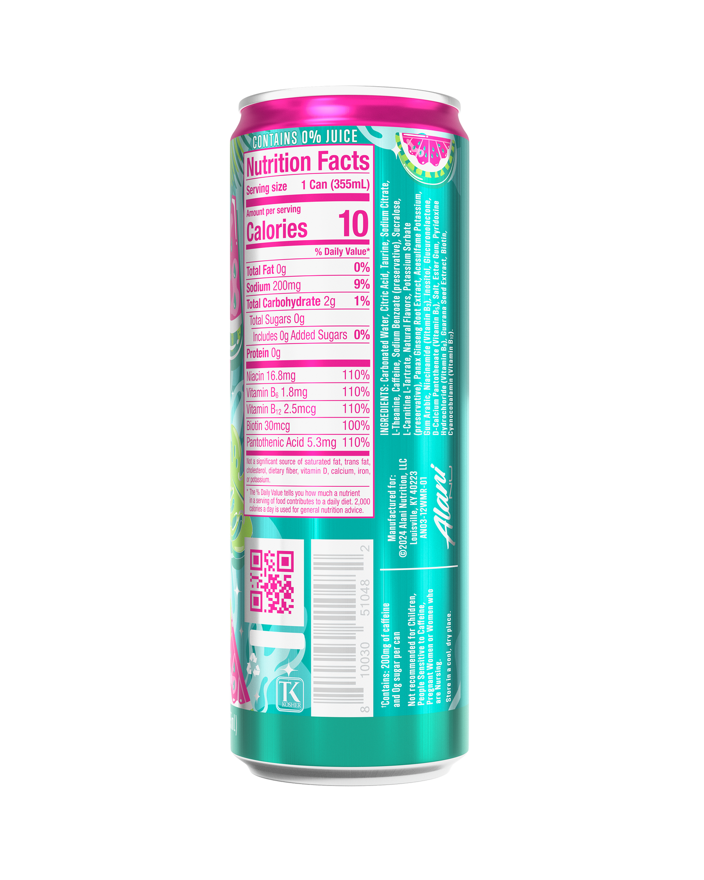 Watermelon Wave Energy Drinks – 12 Pack