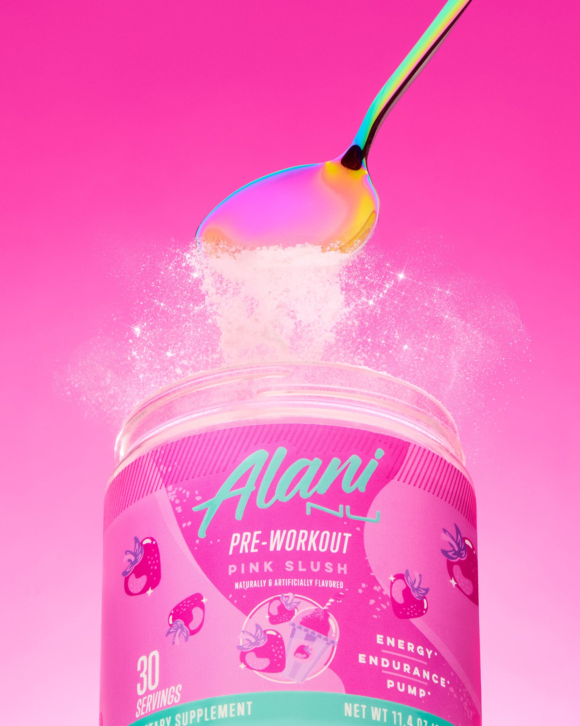 Pink Slush Pre-Workout Powder - 30 Servings