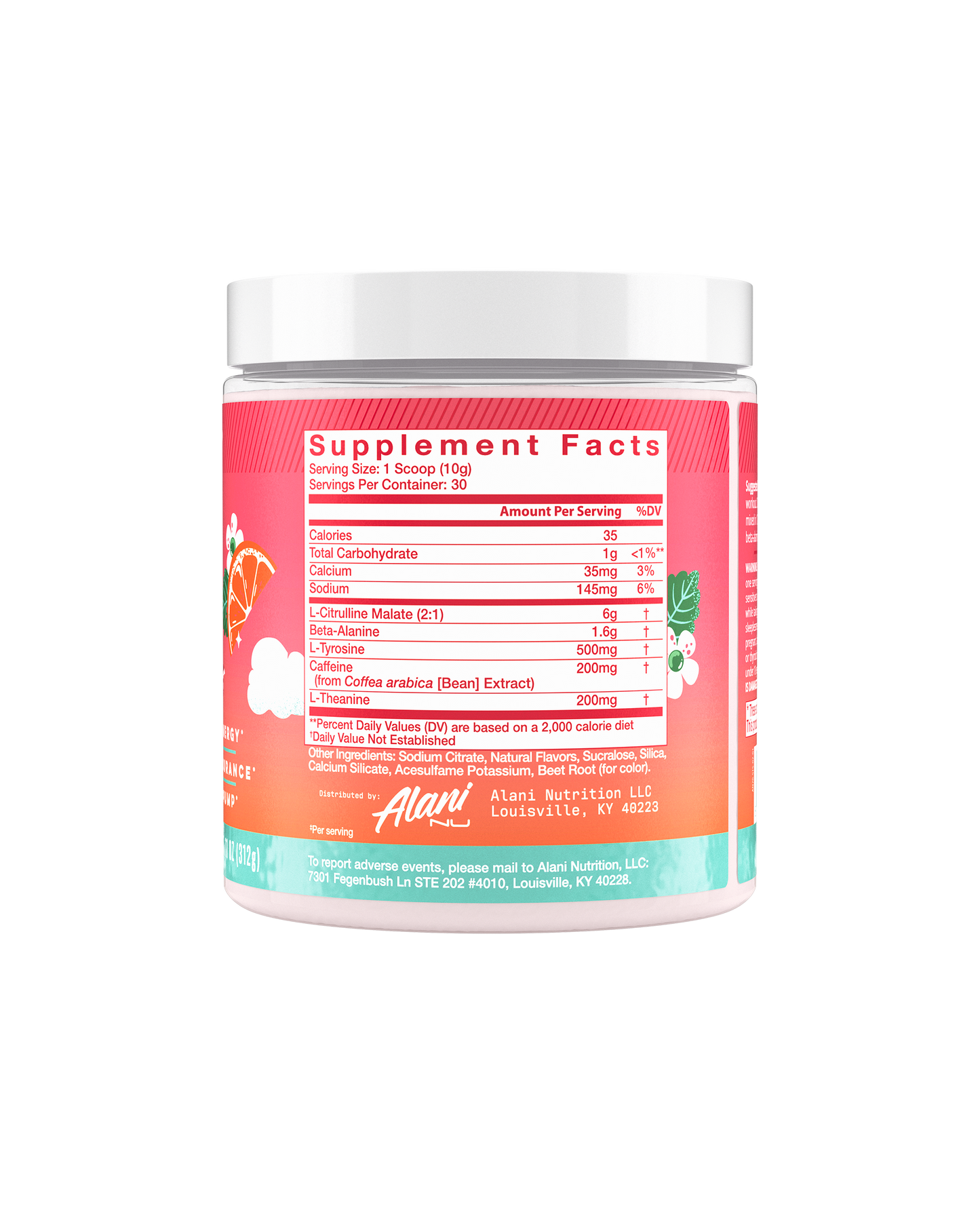 Strawberry Sunrise Pre-Workout Powder - 30 Servings