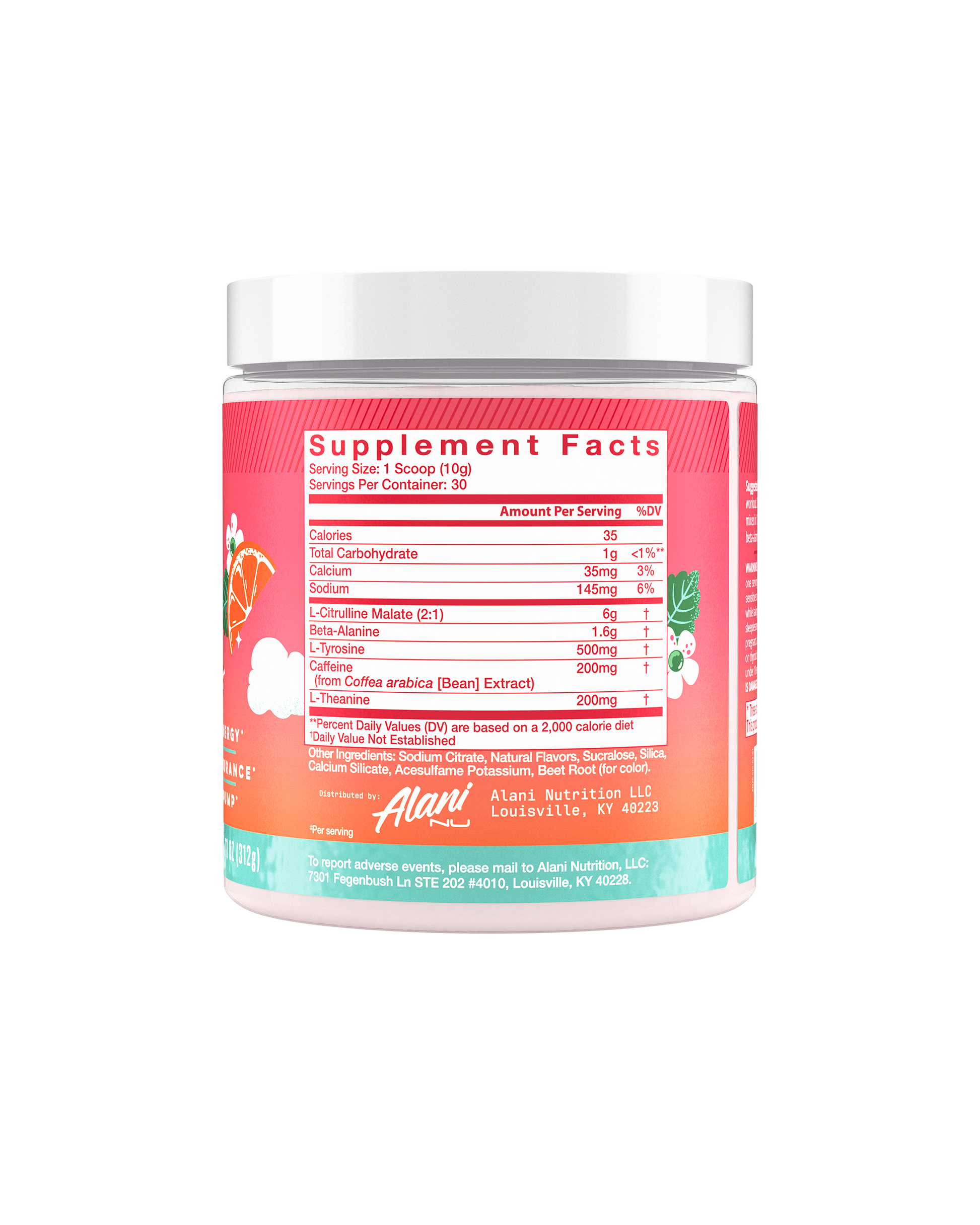 Strawberry Sunrise Pre-Workout Powder - 30 Servings
