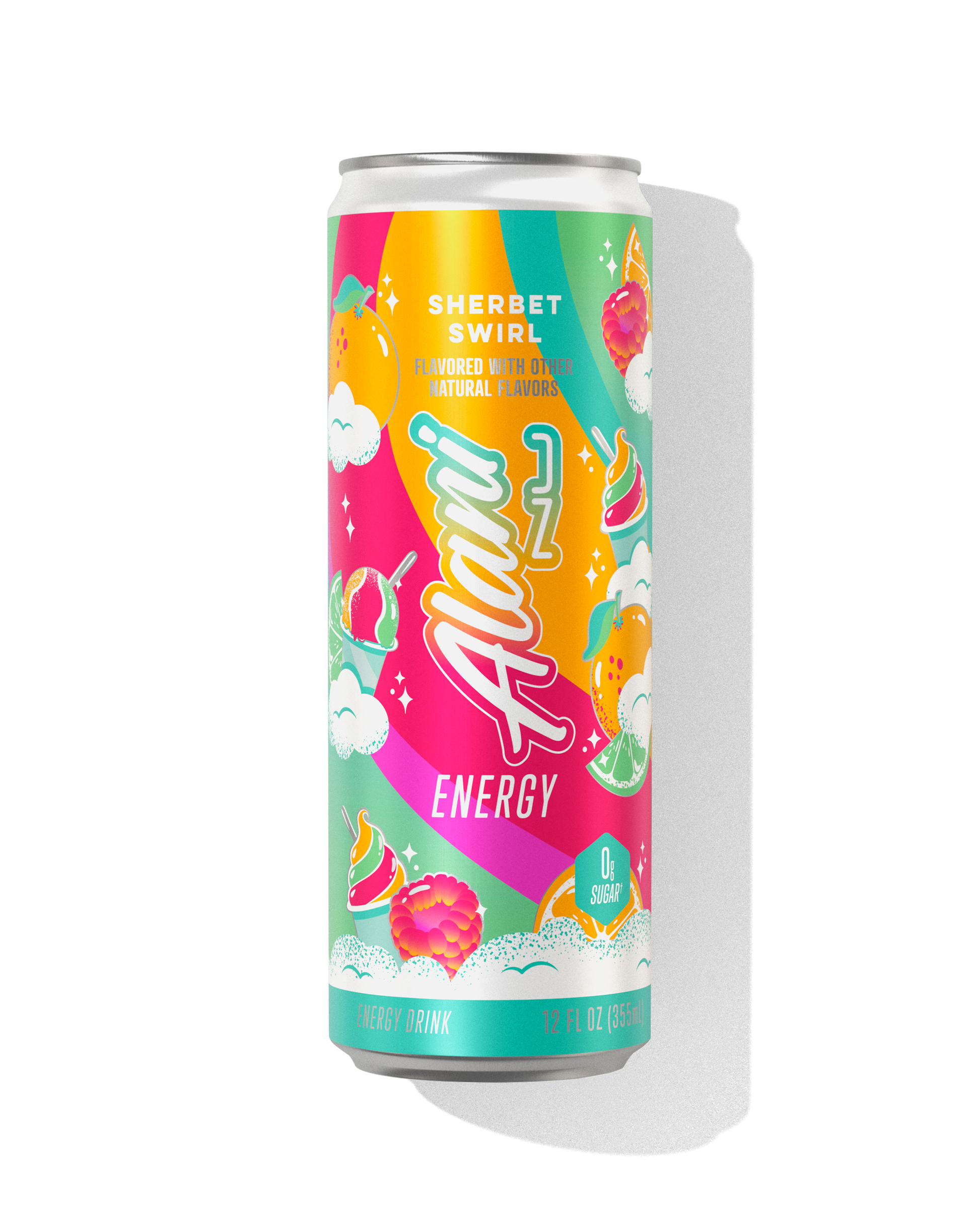 Sherbet Swirl Sugar-Free Energy Drink - 12 Pack