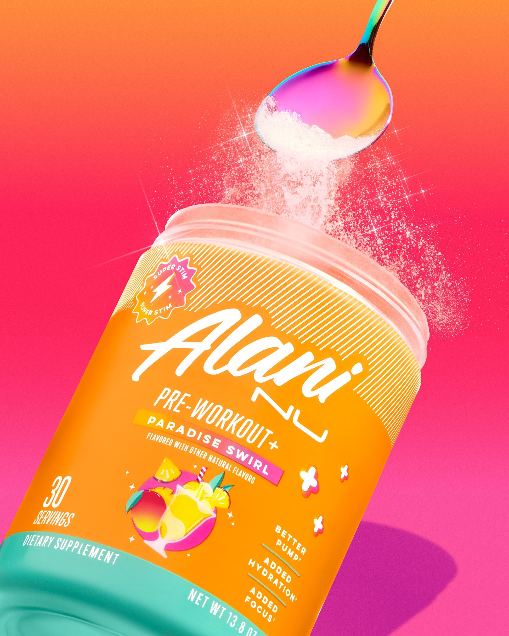 Paradise Swirl Pre-Workout+ – 30 Servings