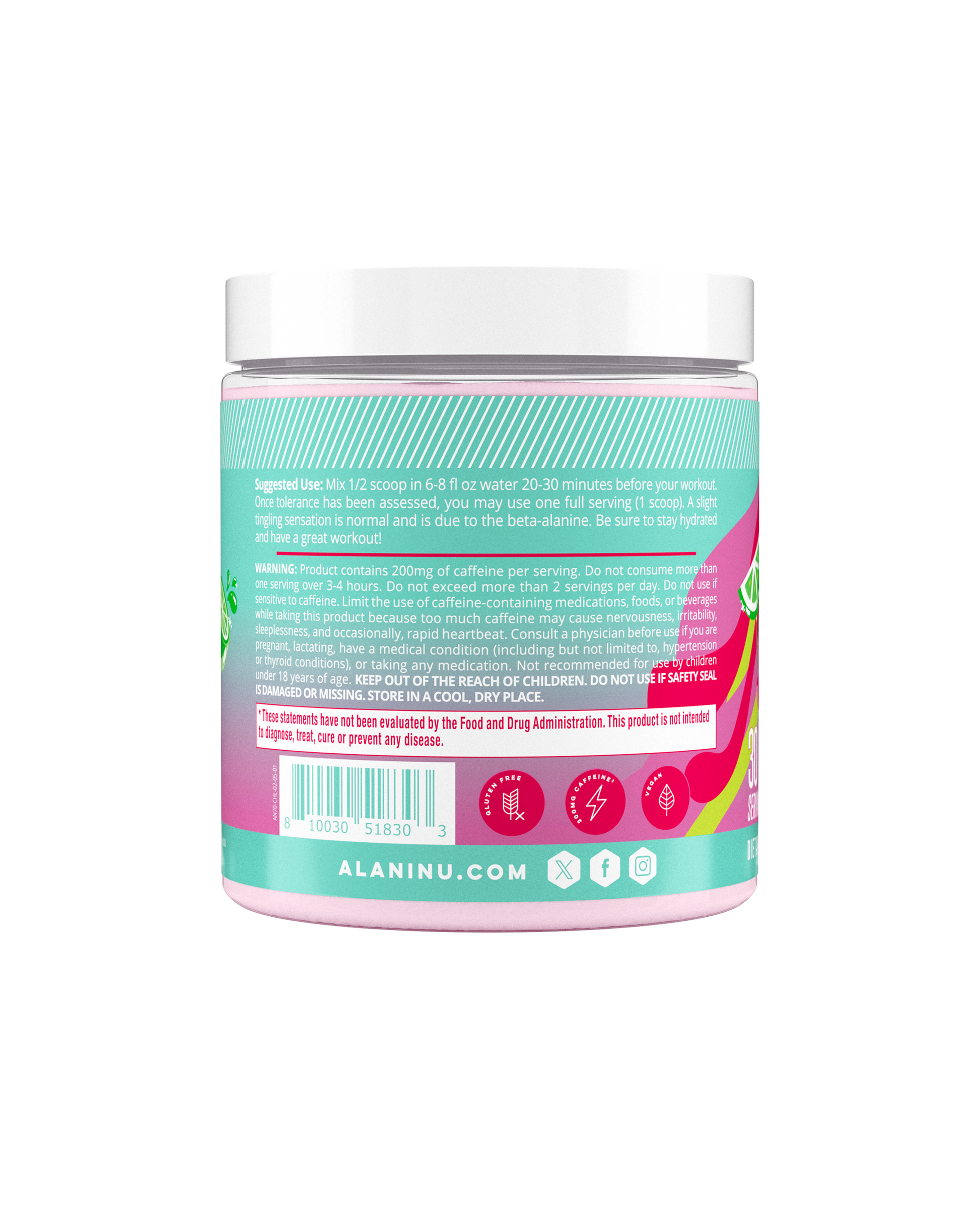 Cherry Twist Pre-Workout Supplement - 30 Servings