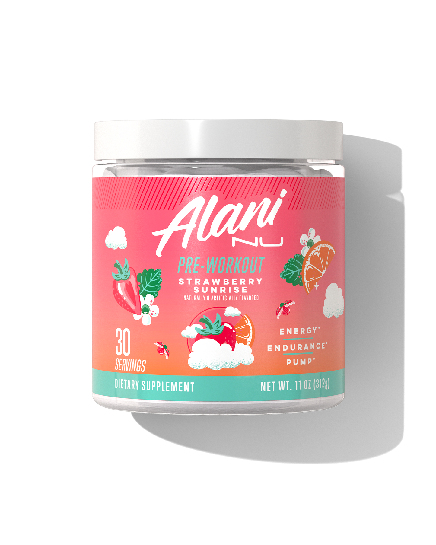 Strawberry Sunrise Pre-Workout Powder - 30 Servings