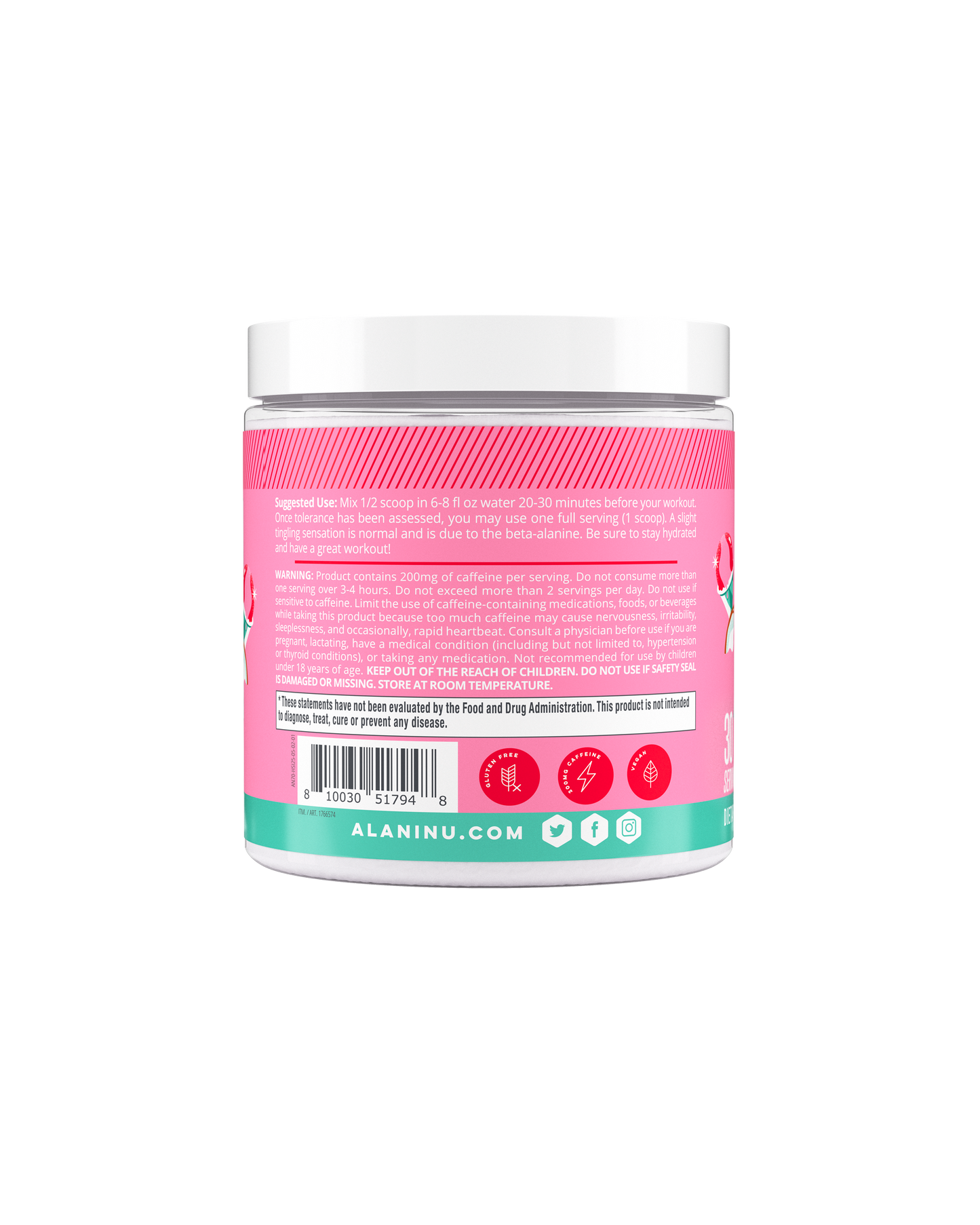 Hawaiian Shaved Ice Pre-Workout - 30 Servings