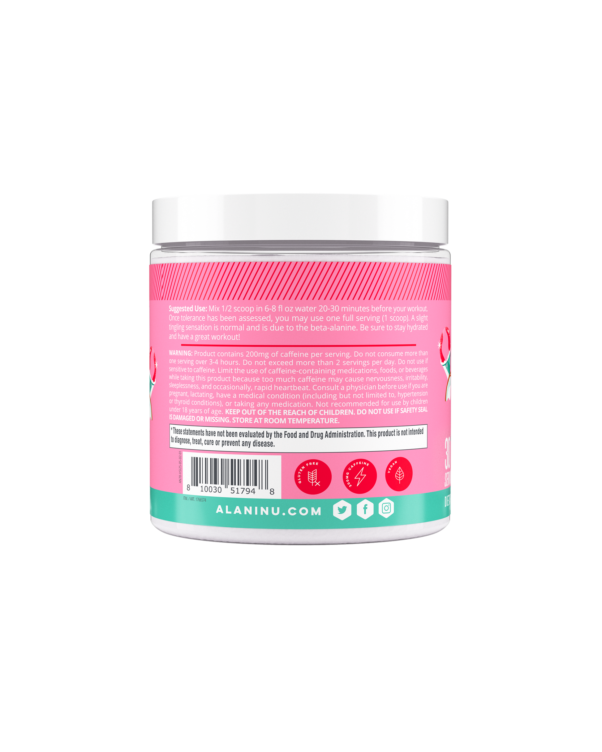 Hawaiian Shaved Ice Pre-Workout - 30 Servings