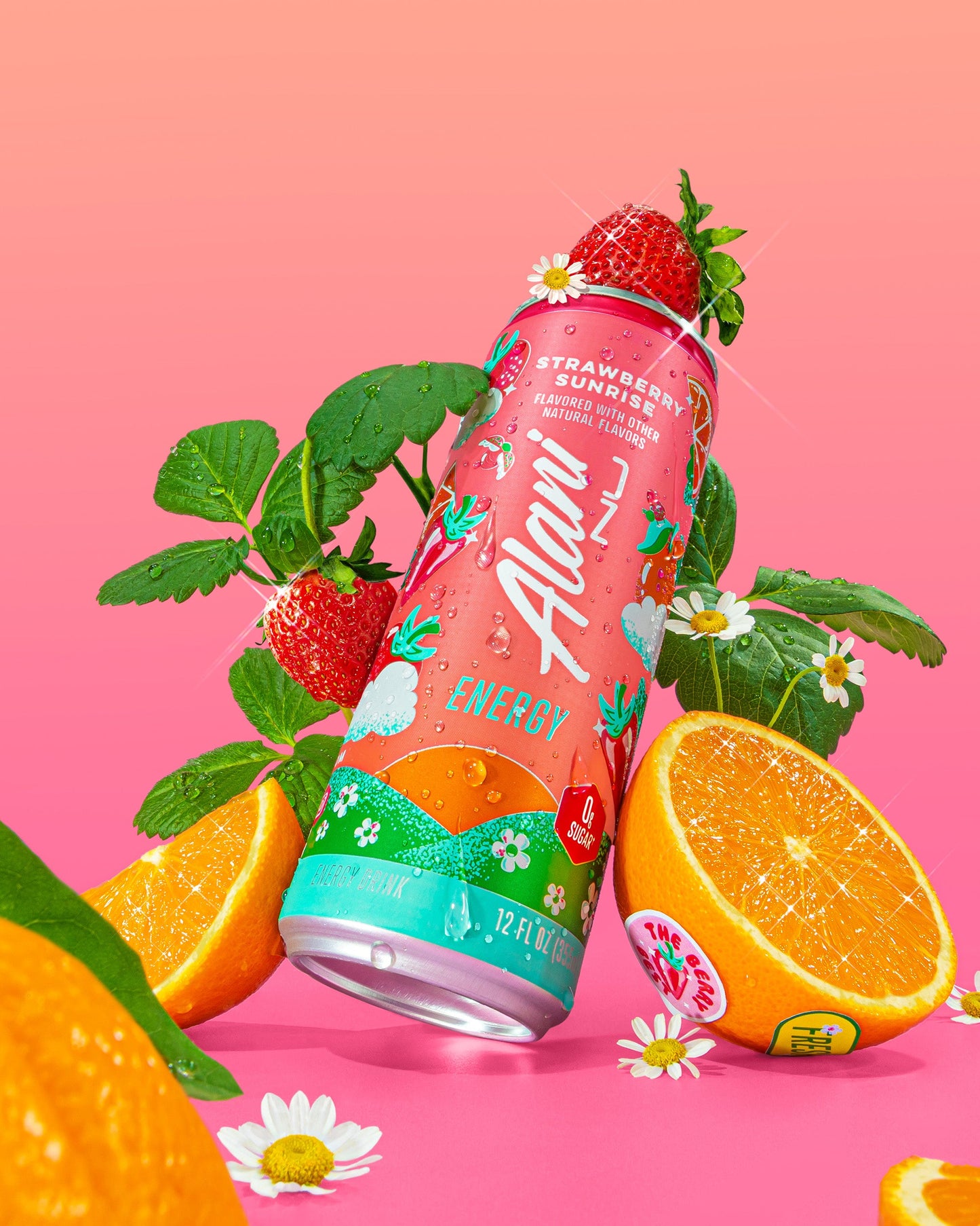 Strawberry Sunrise Energy Drink - 12 Pack