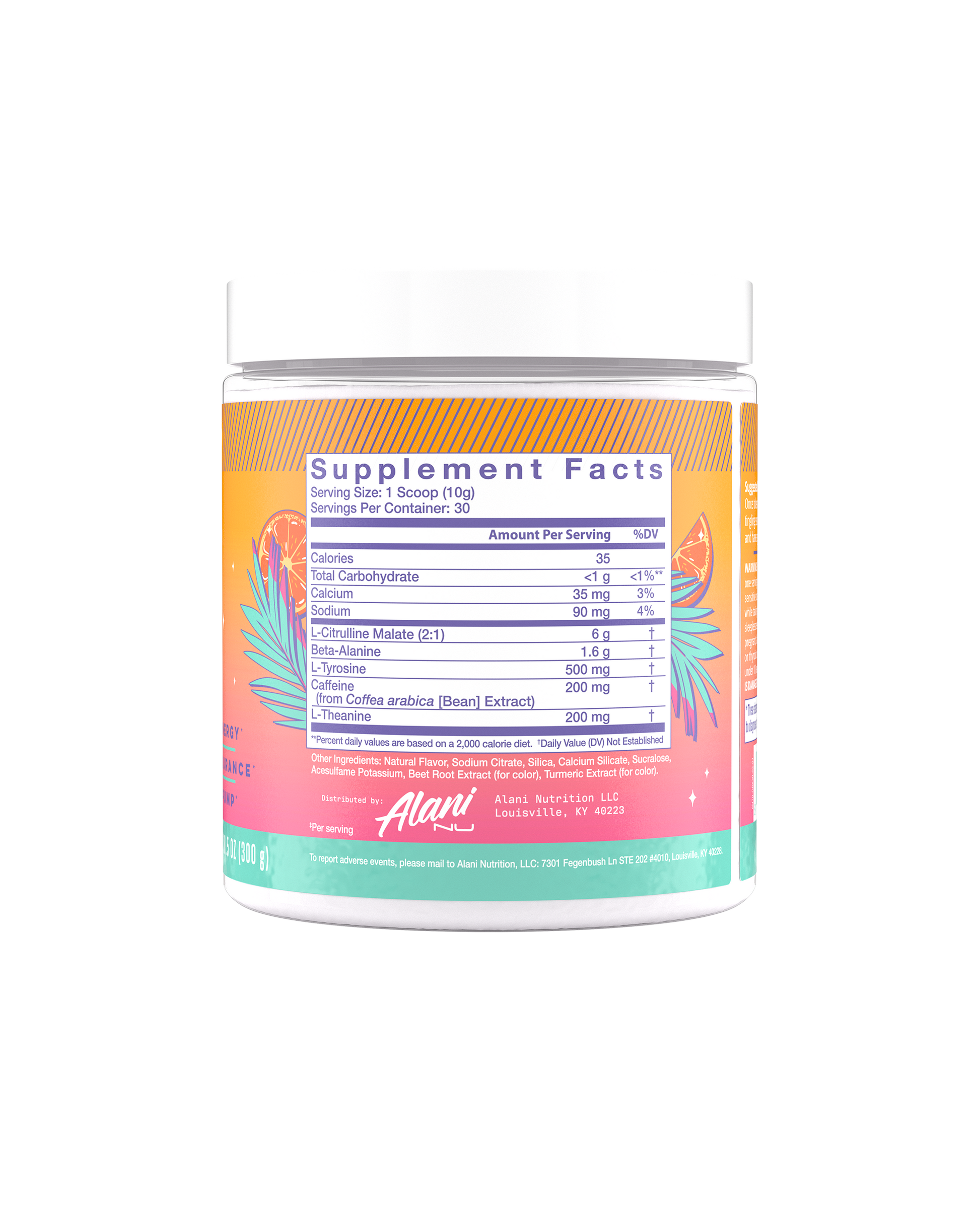 Orange Kiss Pre-Workout Powder - 30 Servings