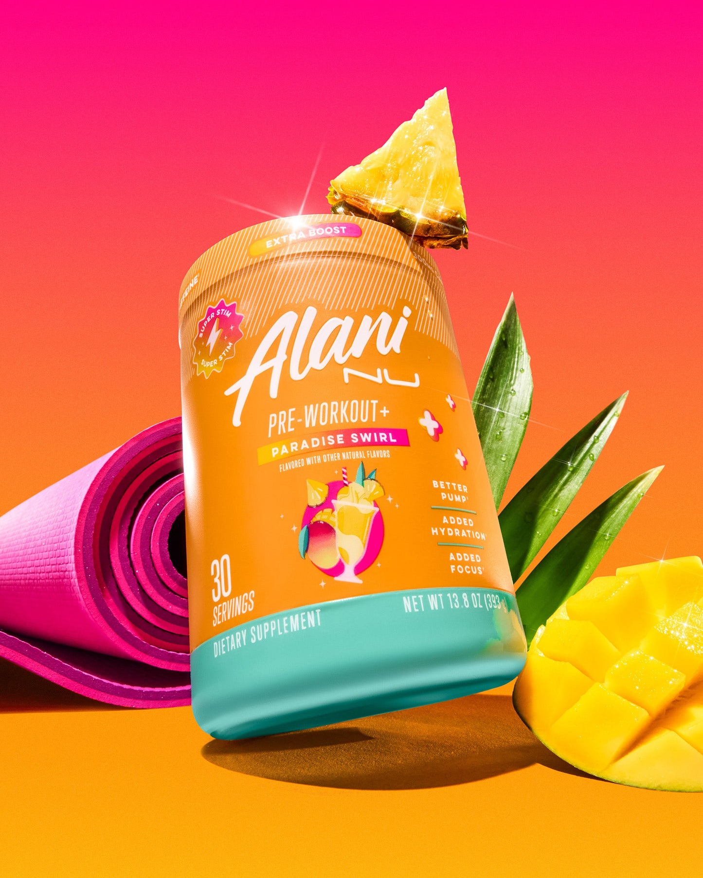 Paradise Swirl Pre-Workout+ – 30 Servings
