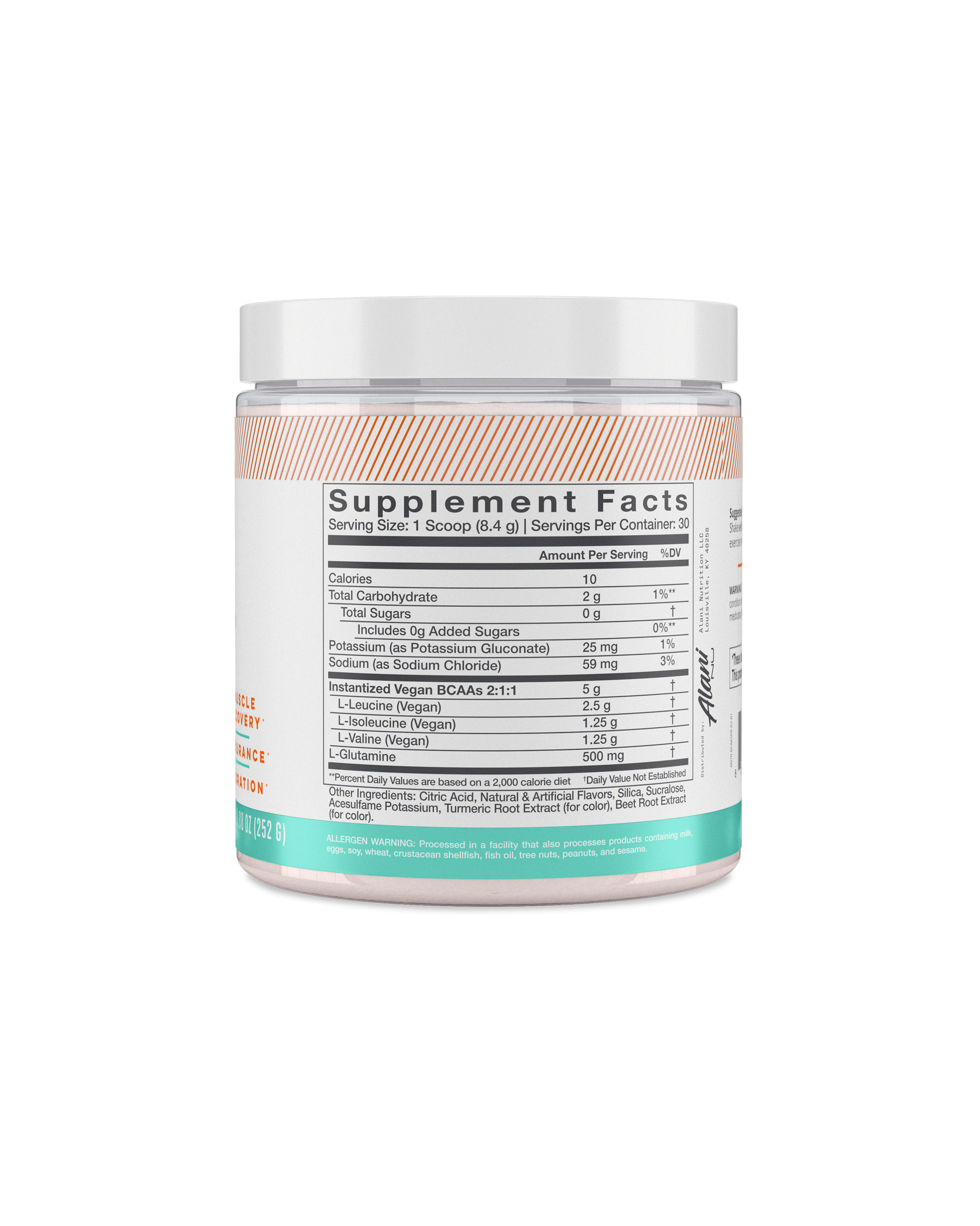 Sour Peach Rings BCAA Powder - 30 Servings