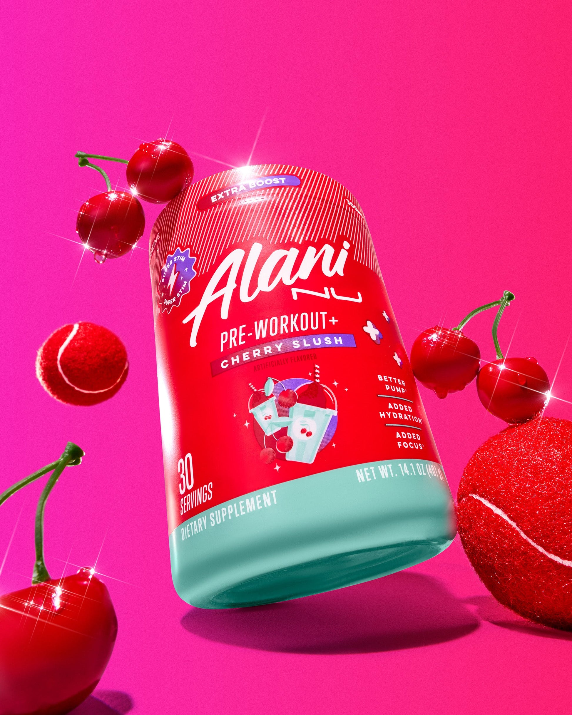 Cherry Slush Pre-Workout+ – 30 Servings