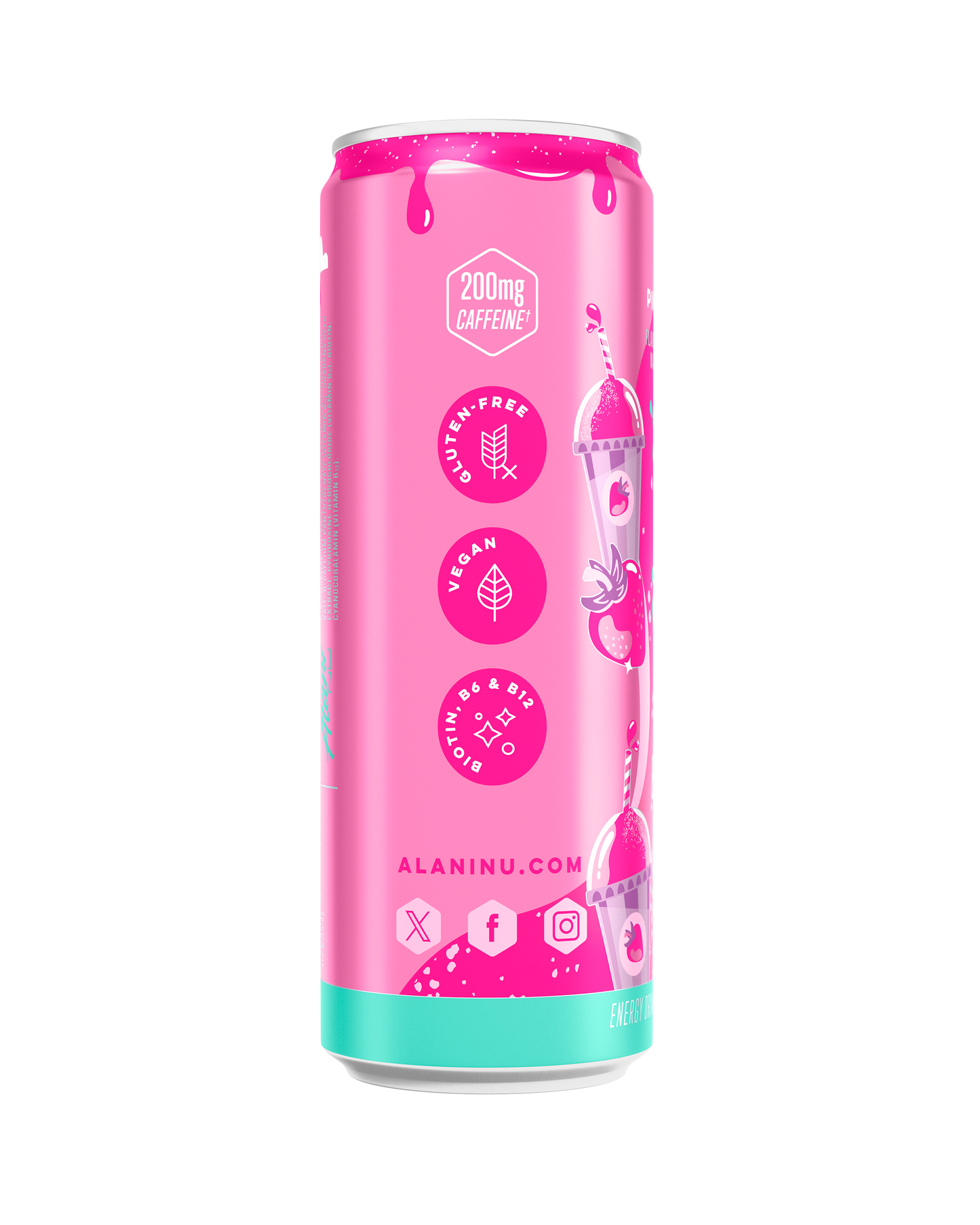 Pink Slush Energy Drinks – 12 Pack